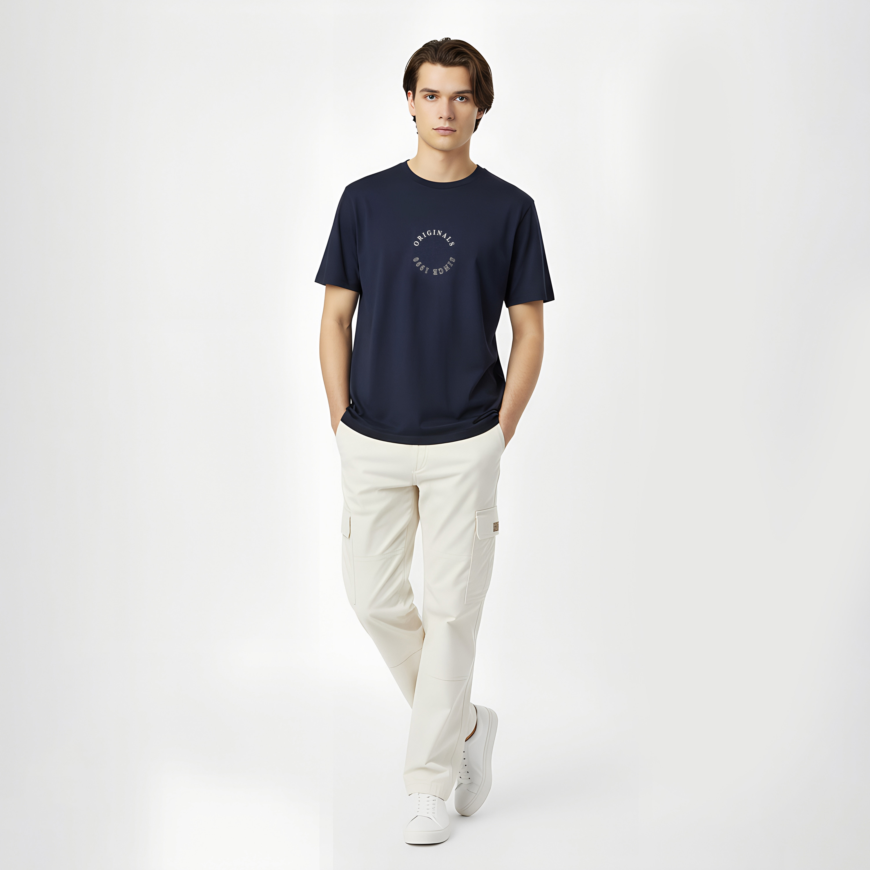 Jack & Jones Printed Crew Neck Short Sleeves Men's T-Shirt-men-clothing-tshirtsandpolos-tshirts-image-5