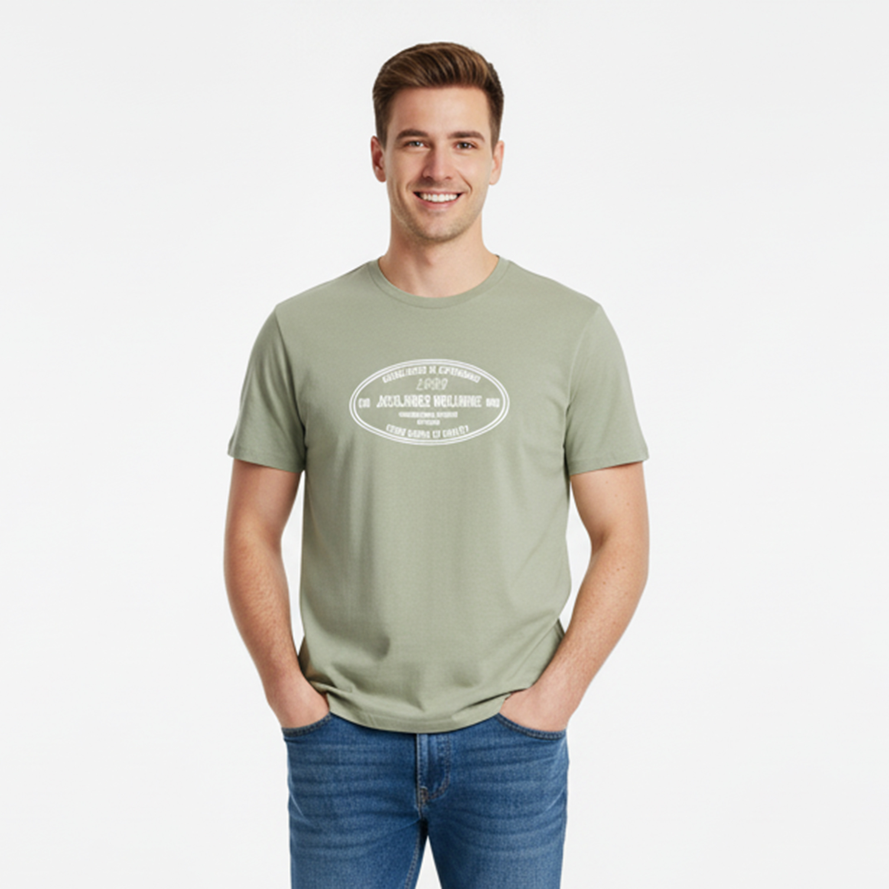 تي شيرت رجالي مطبوع بياقة دائرية وأكمام قصيرة من جاك اند جونز-men-clothing-tshirtsandpolos-tshirts-image-10