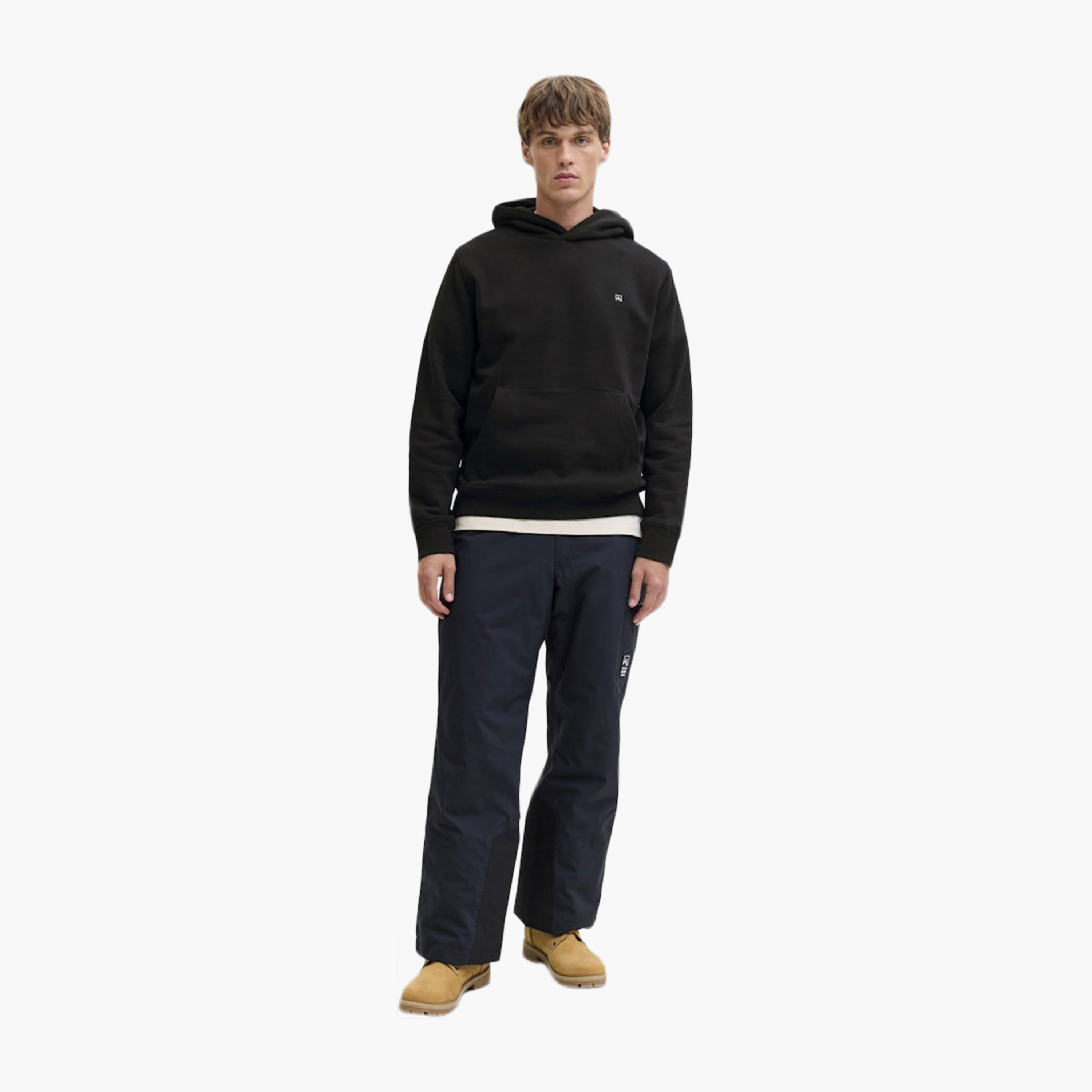 Jack & Jones Abstract Topographic Hooded Neck Long Sleeves Men's Sweatshirt-men-clothing-hoodiesandsweatshirts-image-2