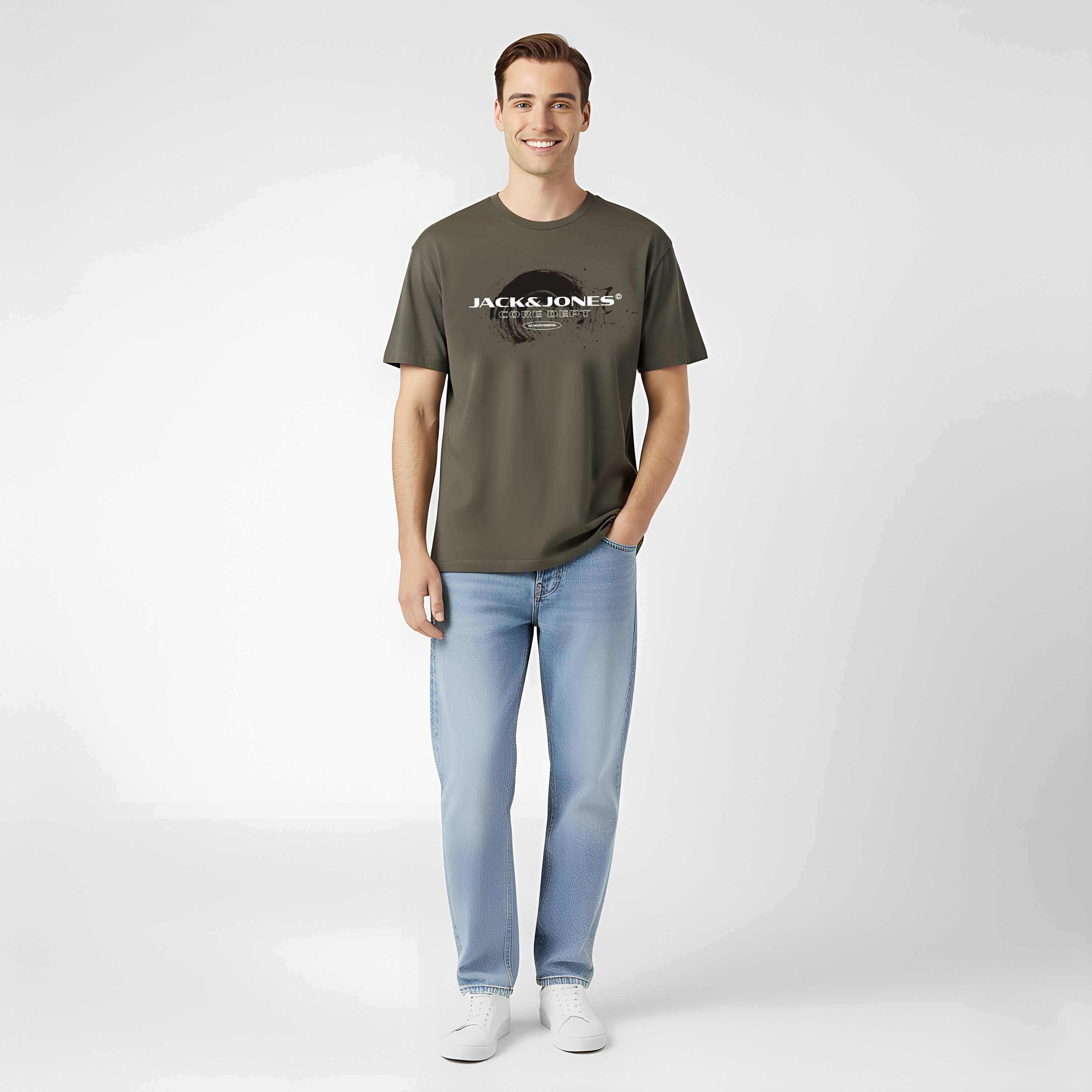 تي شيرت رجالي مطبوع بياقة دائرية وأكمام قصيرة من جاك اند جونز-men-clothing-tshirtsandpolos-tshirts-image-2