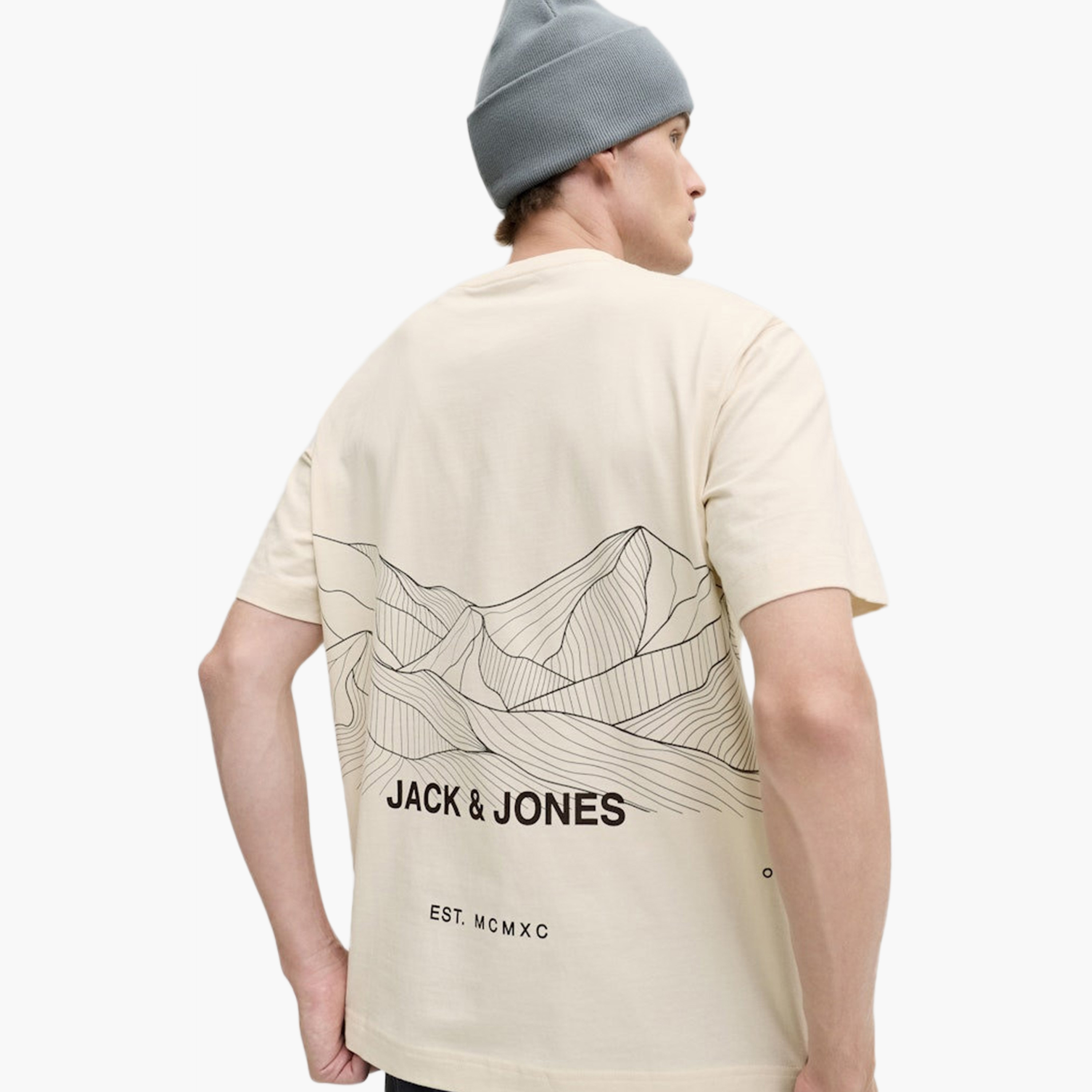 Jack & Jones Abstract Topographic Crew Neck Short Sleeves Men's T-Shirt-men-clothing-tshirtsandpolos-tshirts-image-5
