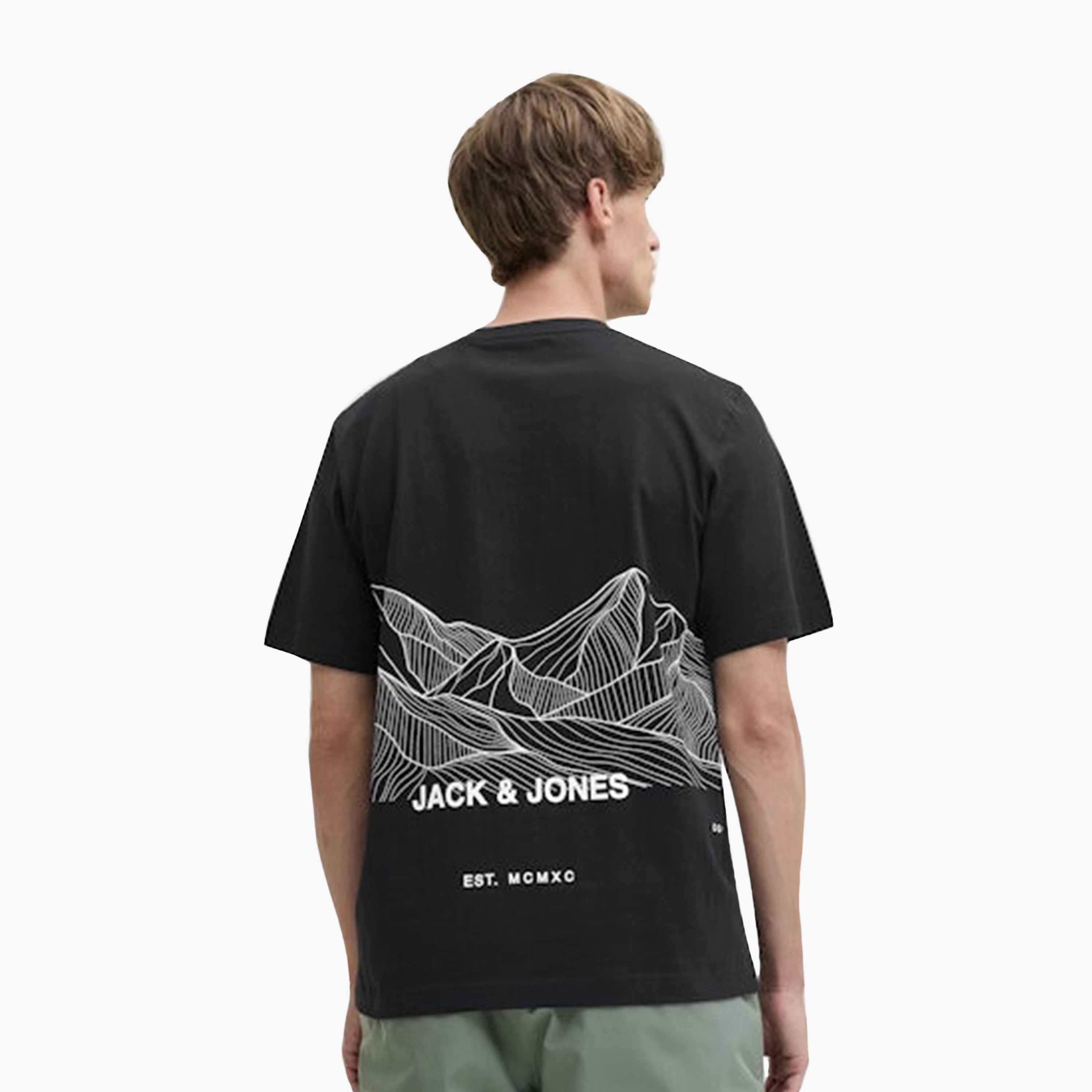 Jack & Jones Abstract Topographic Crew Neck Short Sleeves Men's T-Shirt-men-clothing-tshirtsandpolos-tshirts-image-12