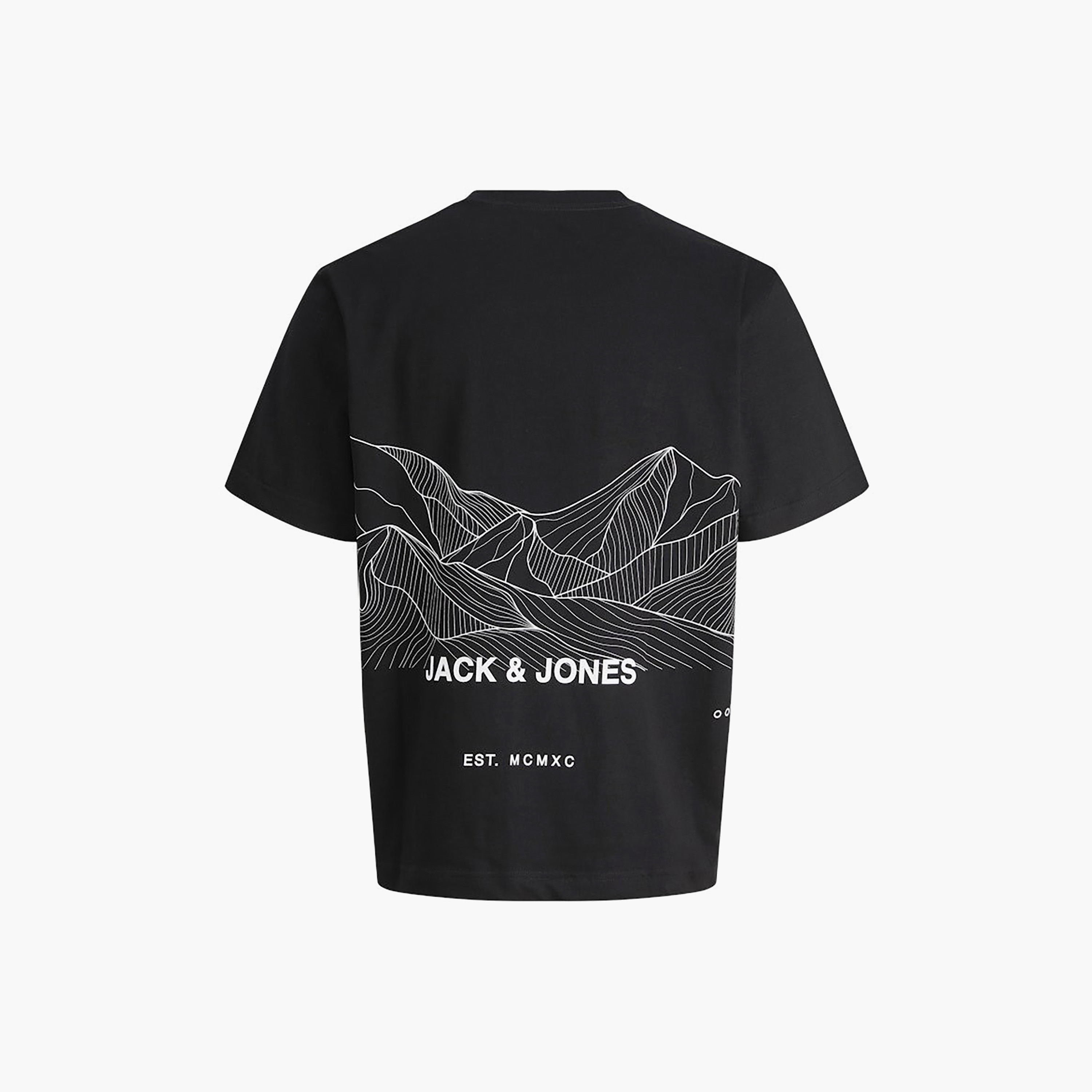 Jack & Jones Abstract Topographic Crew Neck Short Sleeves Men's T-Shirt-men-clothing-tshirtsandpolos-tshirts-image-16