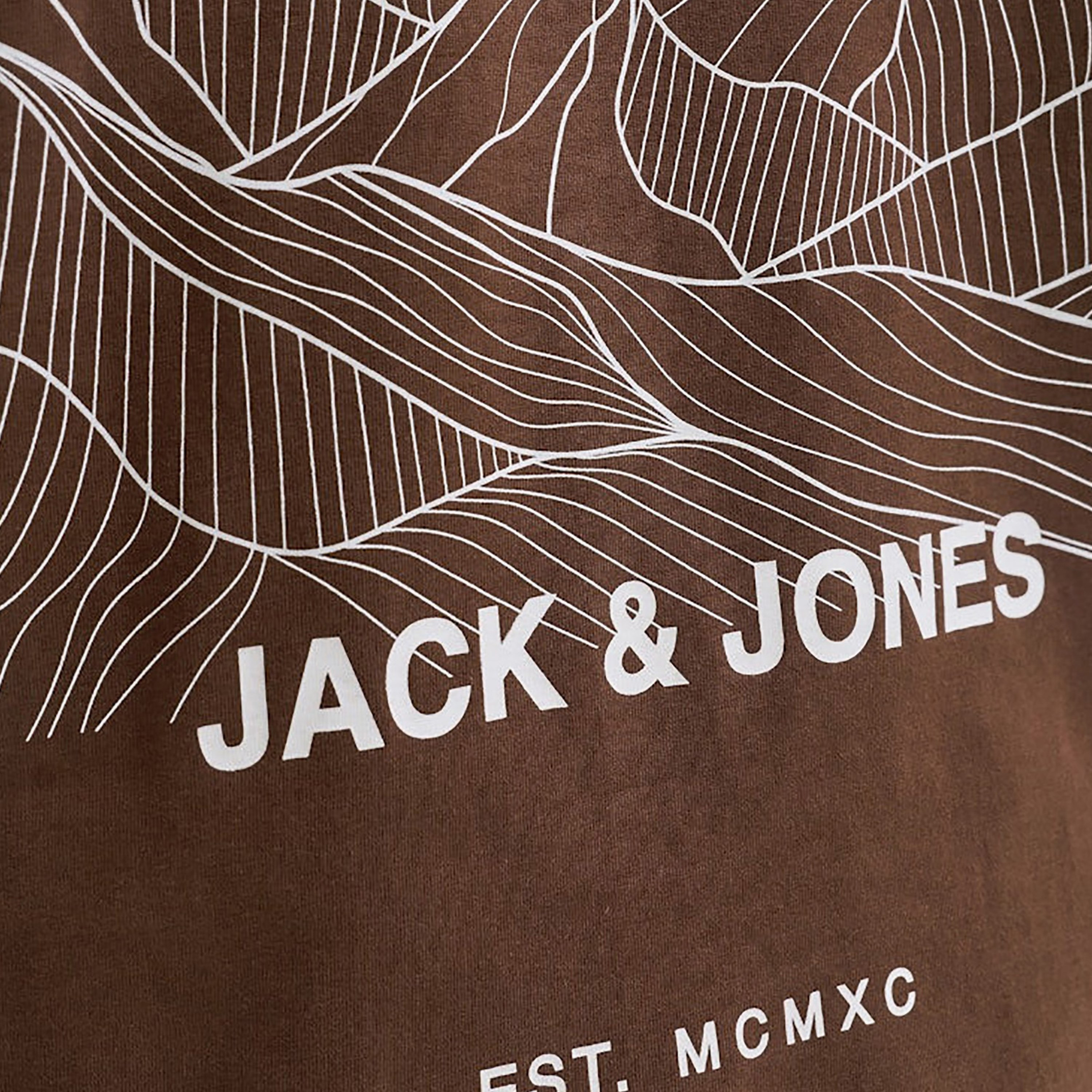 Jack & Jones Abstract Topographic Crew Neck Short Sleeves Men's T-Shirt-men-clothing-tshirtsandpolos-tshirts-image-19