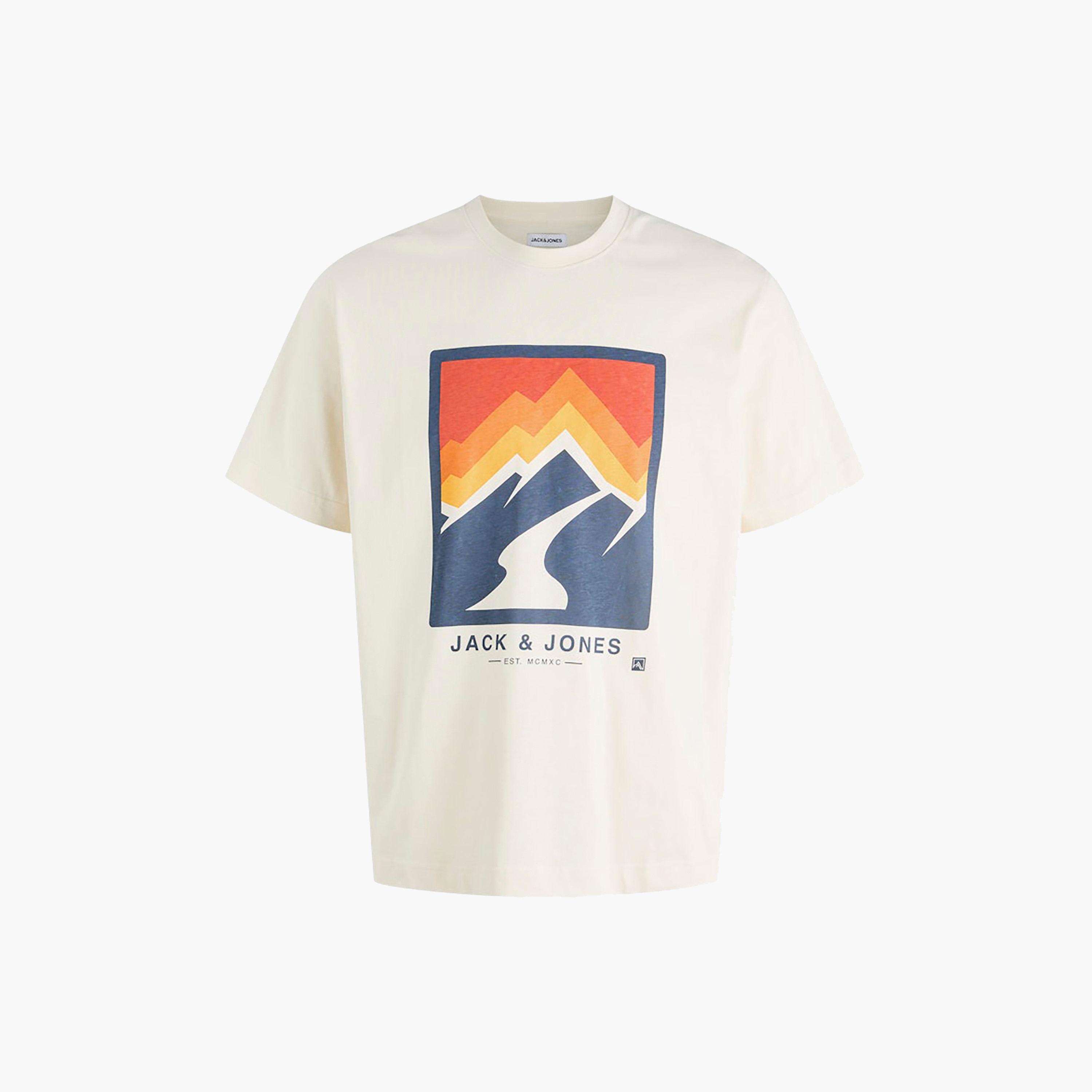 Jack & Jones Graphic Printed Crew Neck Short Sleeves Men's T-Shirt-men-clothing-tshirtsandpolos-tshirts-image-4