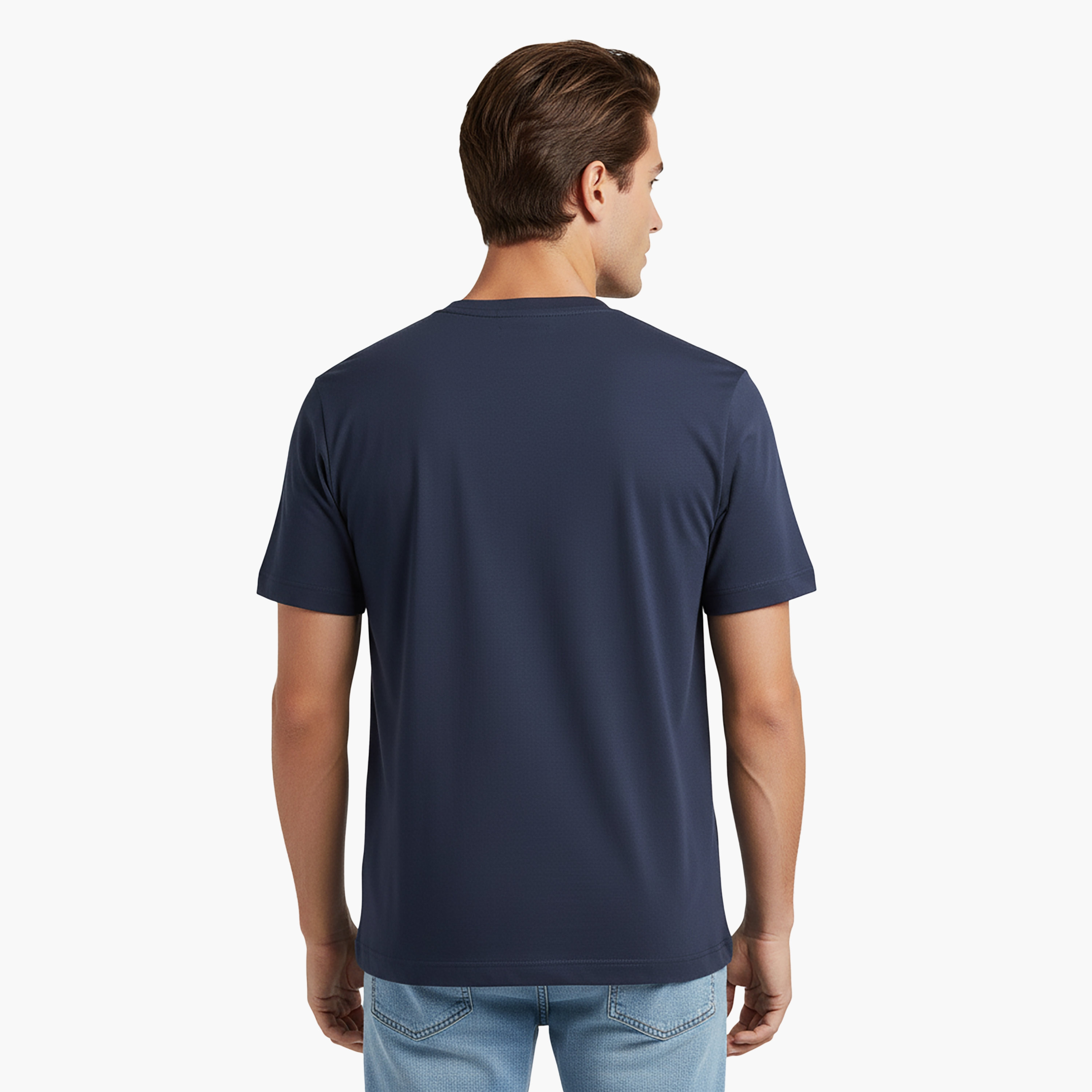 تيشيرت رجالي مطبوع برسومات بياقة دائرية وأكمام قصيرة من جاك آند جونز-men-clothing-tshirtsandpolos-tshirts-image-4