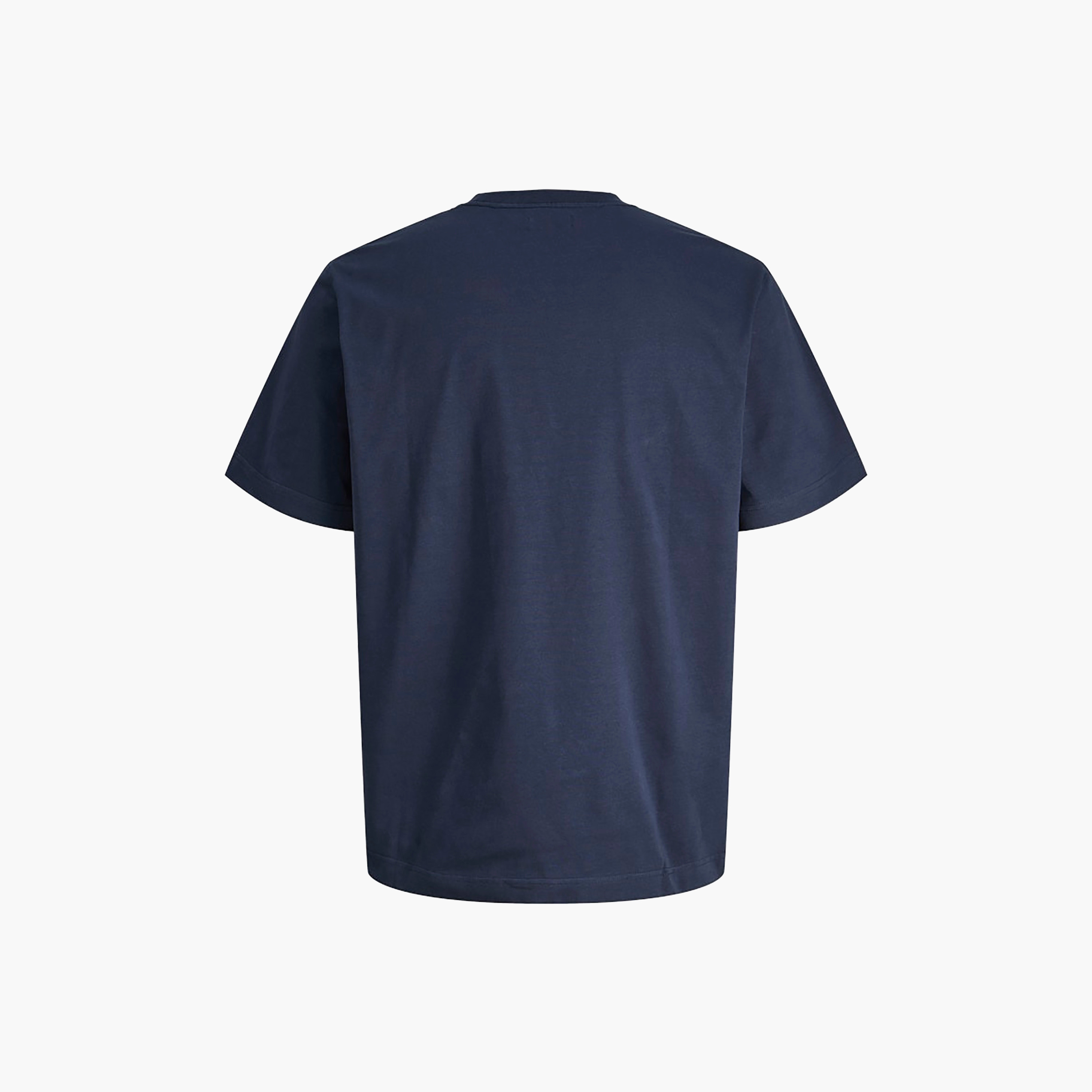تيشيرت رجالي مطبوع برسومات بياقة دائرية وأكمام قصيرة من جاك آند جونز-men-clothing-tshirtsandpolos-tshirts-image-6