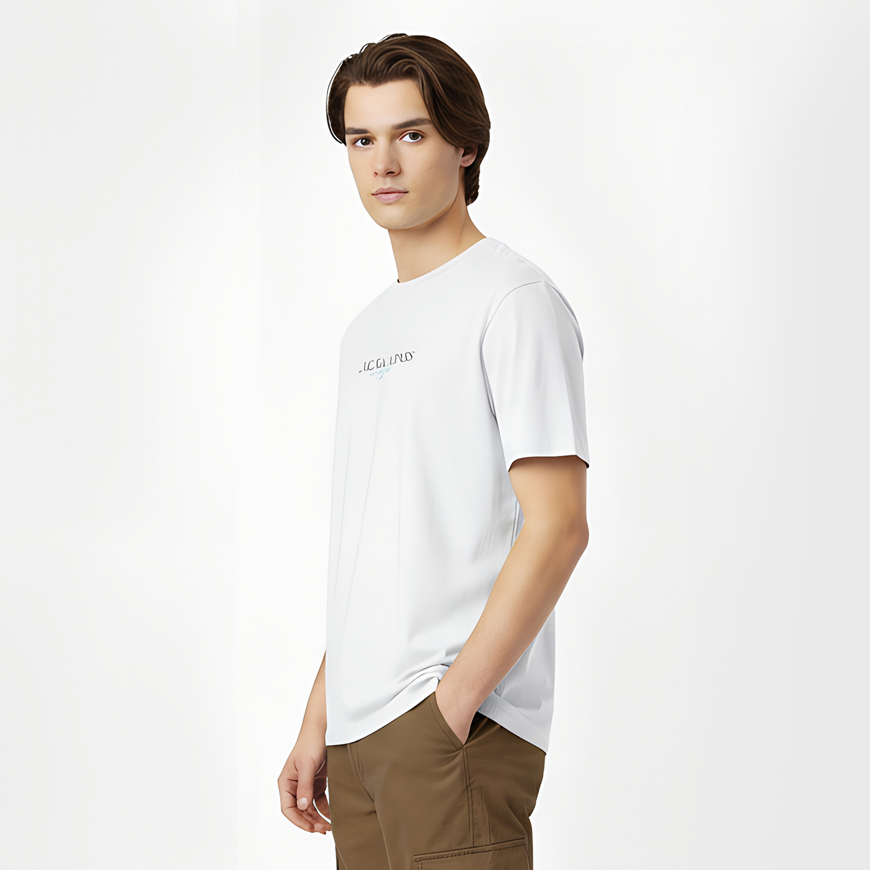 تي شيرت رجالي بأكمام قصيرة ورقبة دائرية وشعار من جاك اند جونز-men-clothing-tshirtsandpolos-tshirts-image-6
