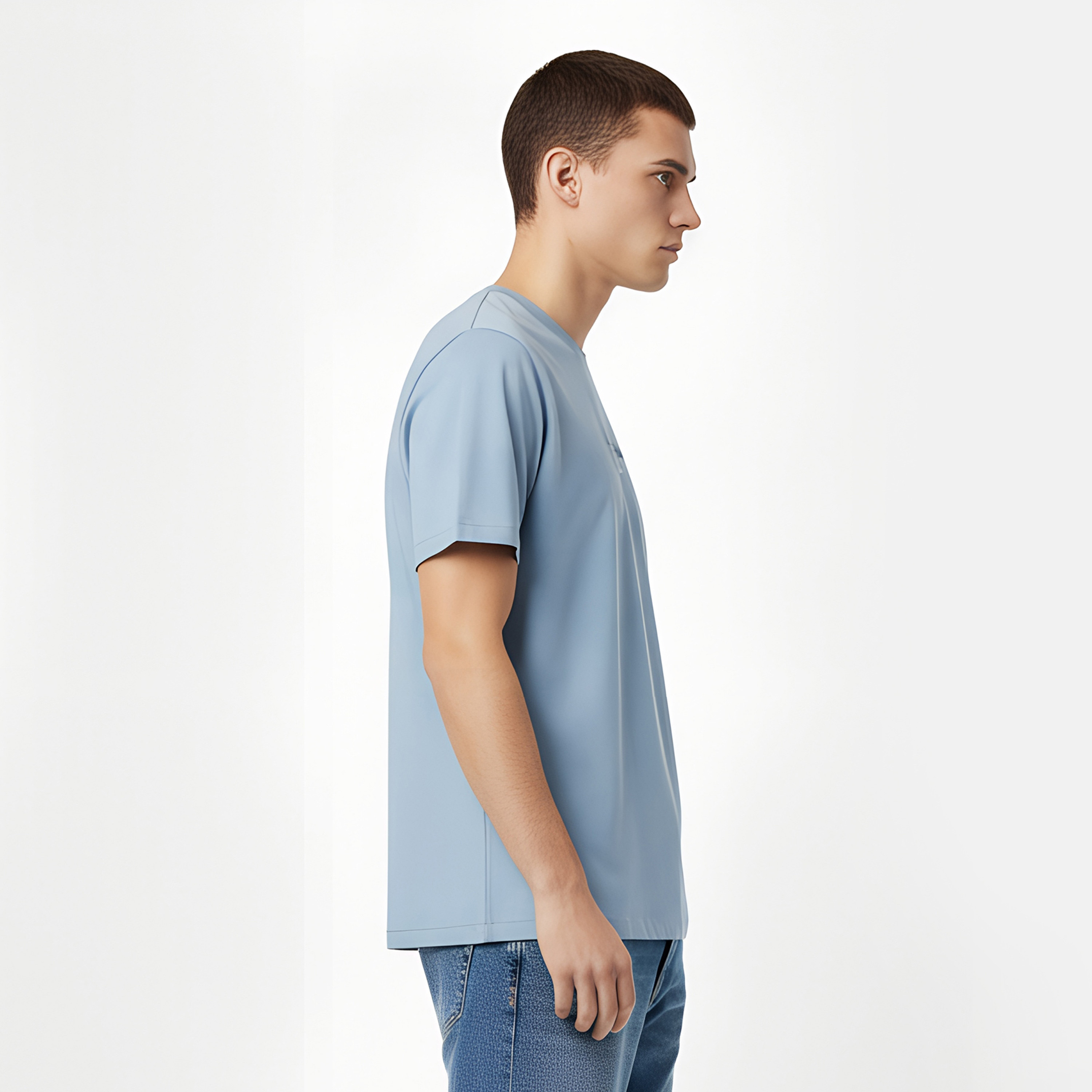 تي شيرت رجالي بأكمام قصيرة ورقبة دائرية وشعار من جاك اند جونز-men-clothing-tshirtsandpolos-tshirts-image-13
