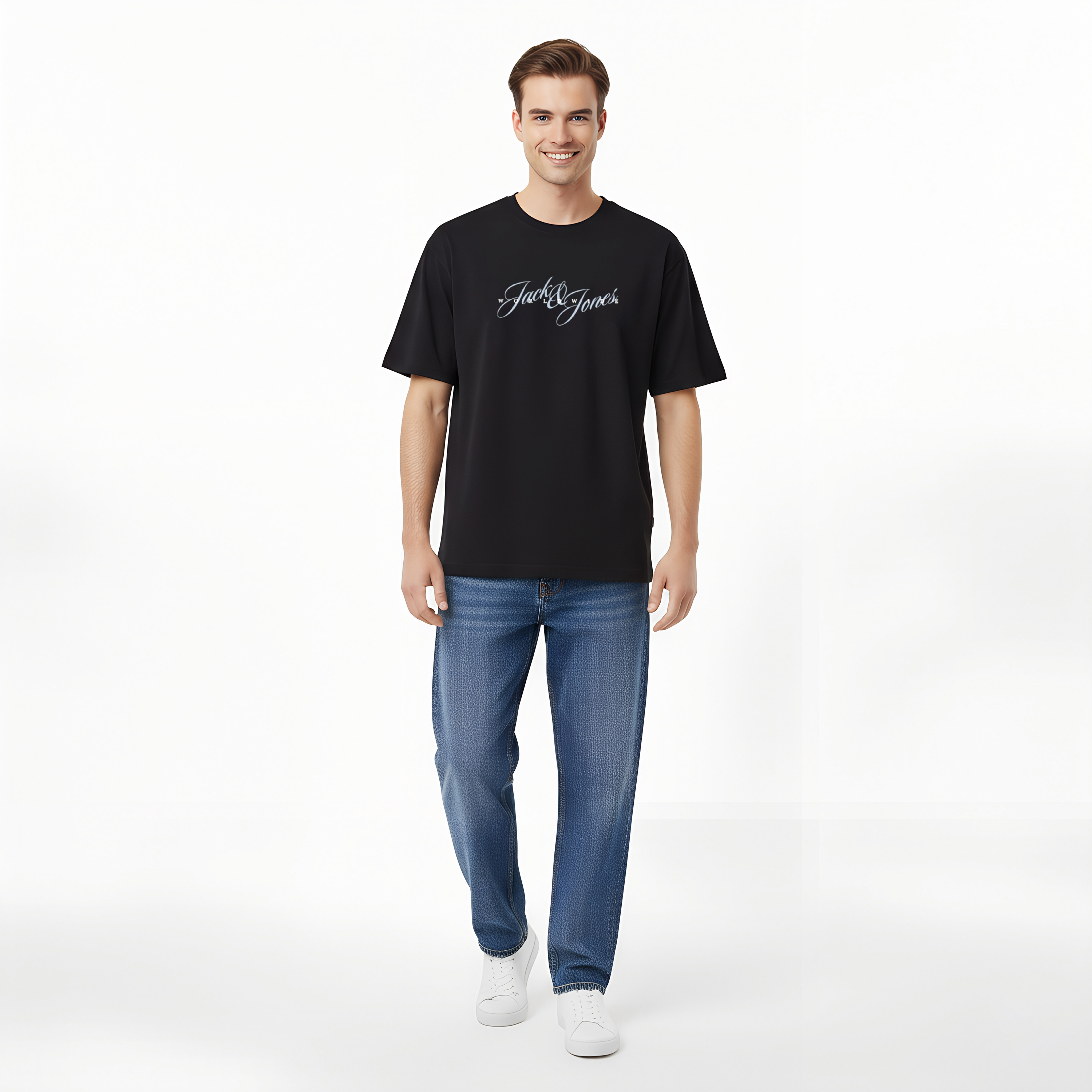Jack & Jones Printed Crew Neck Short Sleeves Men's T-Shirt-men-clothing-tshirtsandpolos-tshirts-image-5