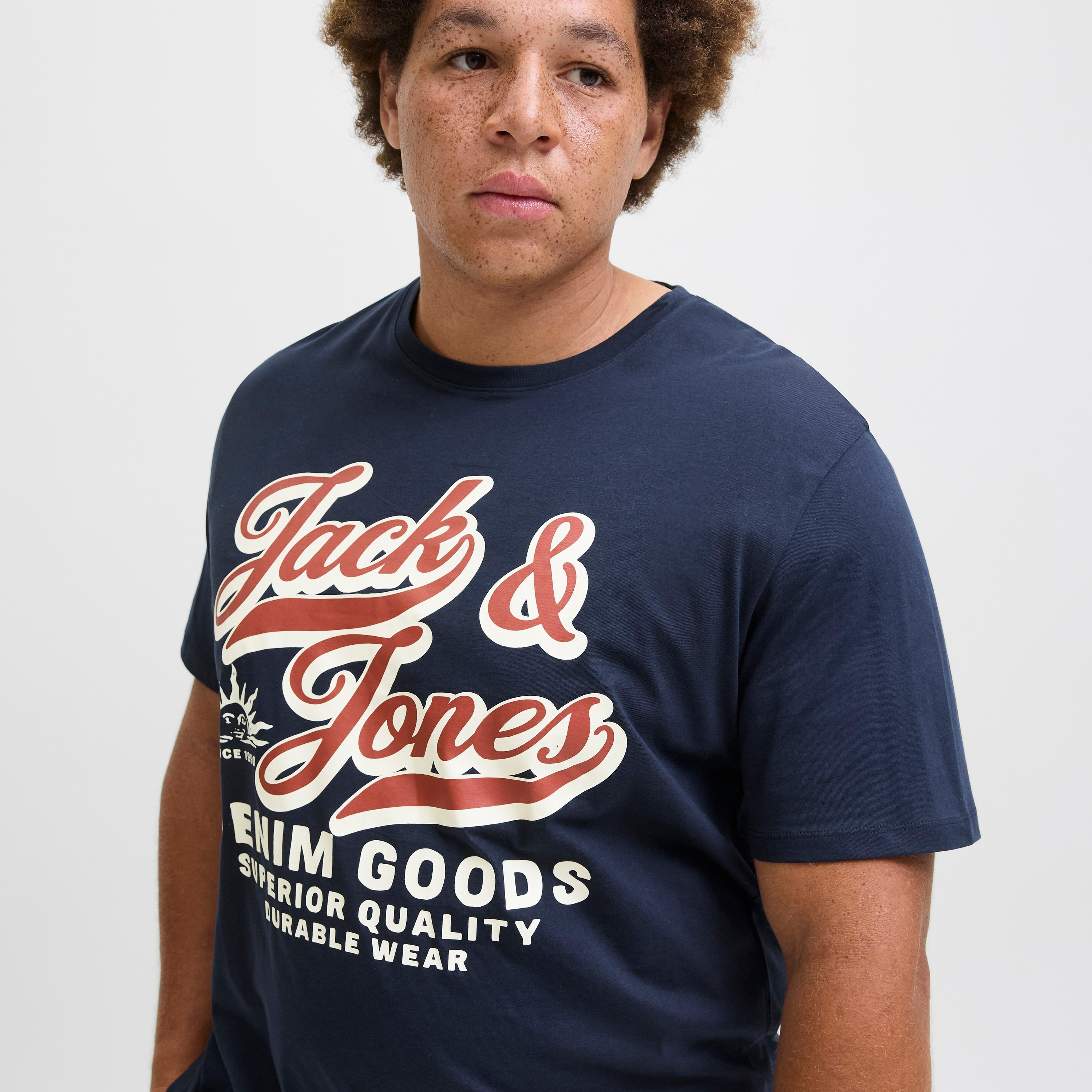 Jack & Jones Plus Size Graphic Print Crew Neck Short Sleeves Men's T-Shirt-men-clothing-tshirtsandpolos-tshirts-image-3
