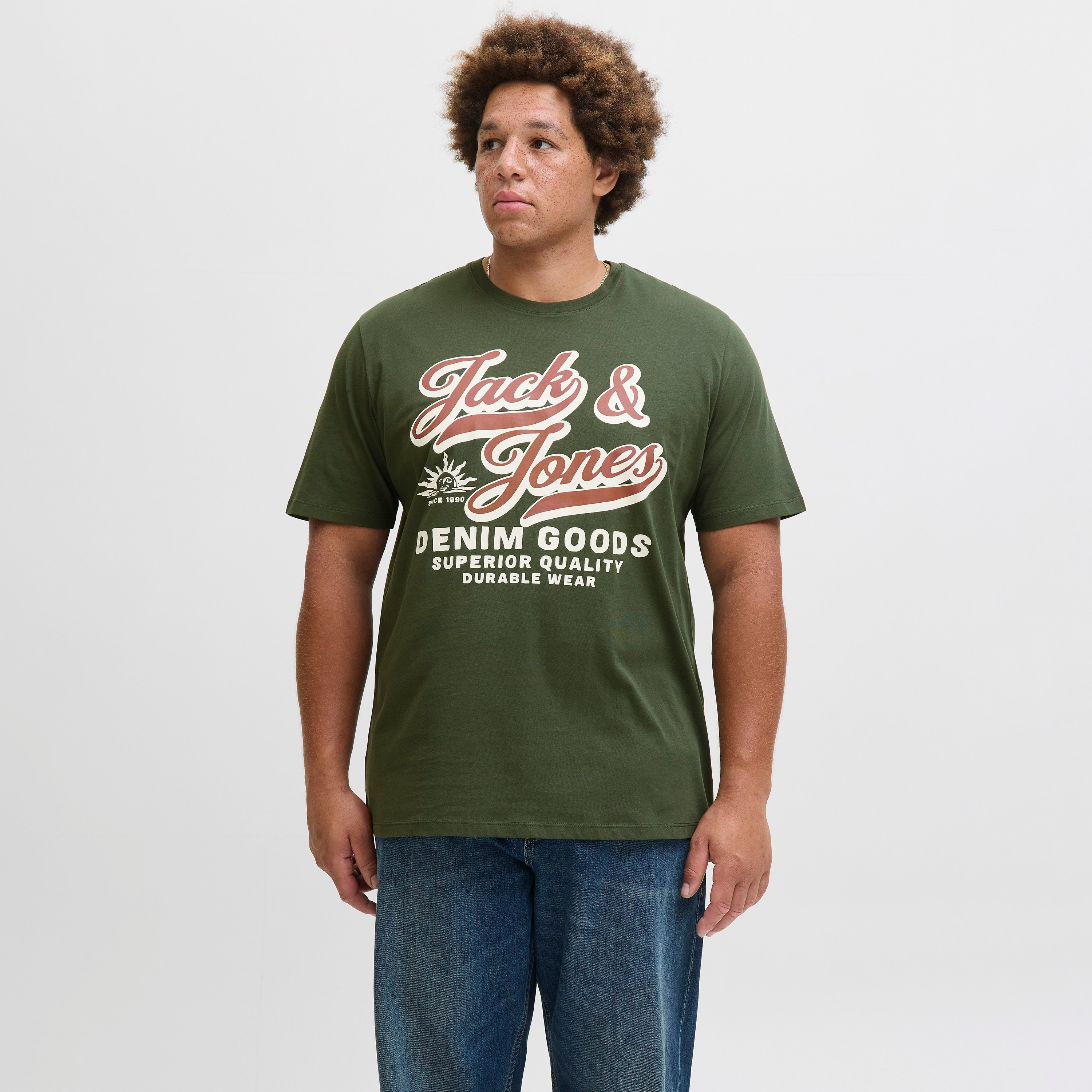 تيشيرت رجالي بأكمام قصيرة وياقة دائرية بطبعة جرافيك بلص من جاك اند جونز-men-clothing-tshirtsandpolos-tshirts-image-5