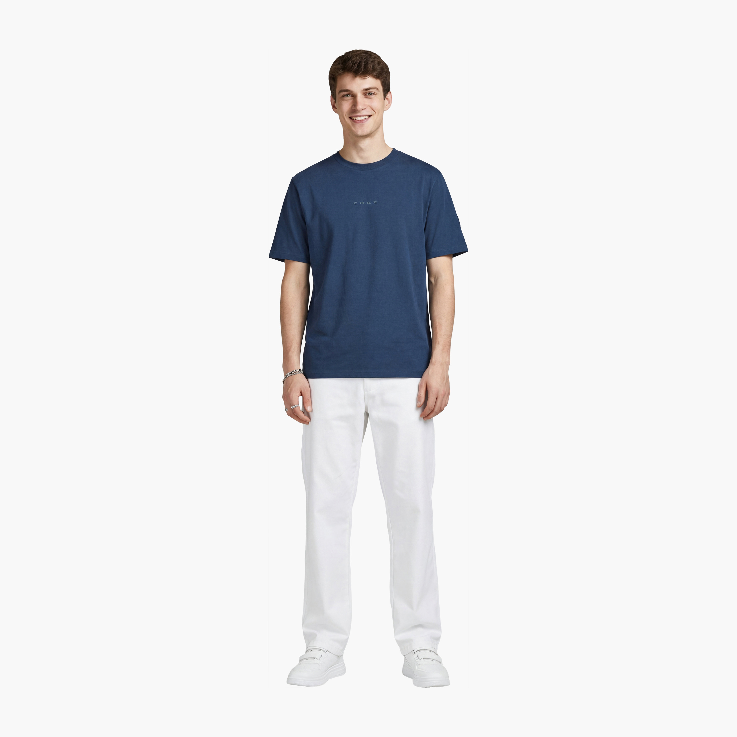تيشيرت رجالي سادة بياقة دائرية وأكمام قصيرة من جاك ان جونز-men-clothing-tshirtsandpolos-tshirts-image-14