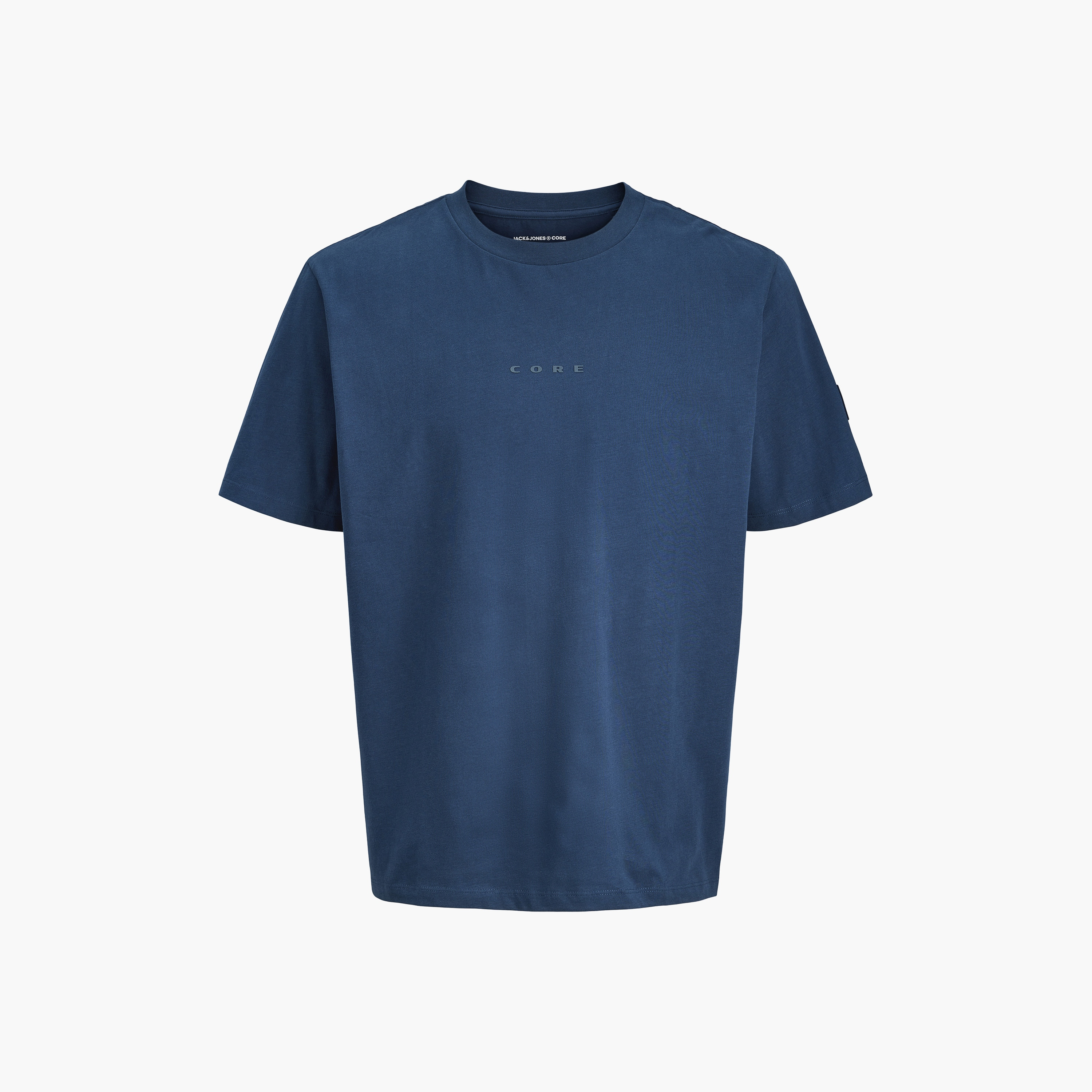 تيشيرت رجالي سادة بياقة دائرية وأكمام قصيرة من جاك ان جونز-men-clothing-tshirtsandpolos-tshirts-image-16