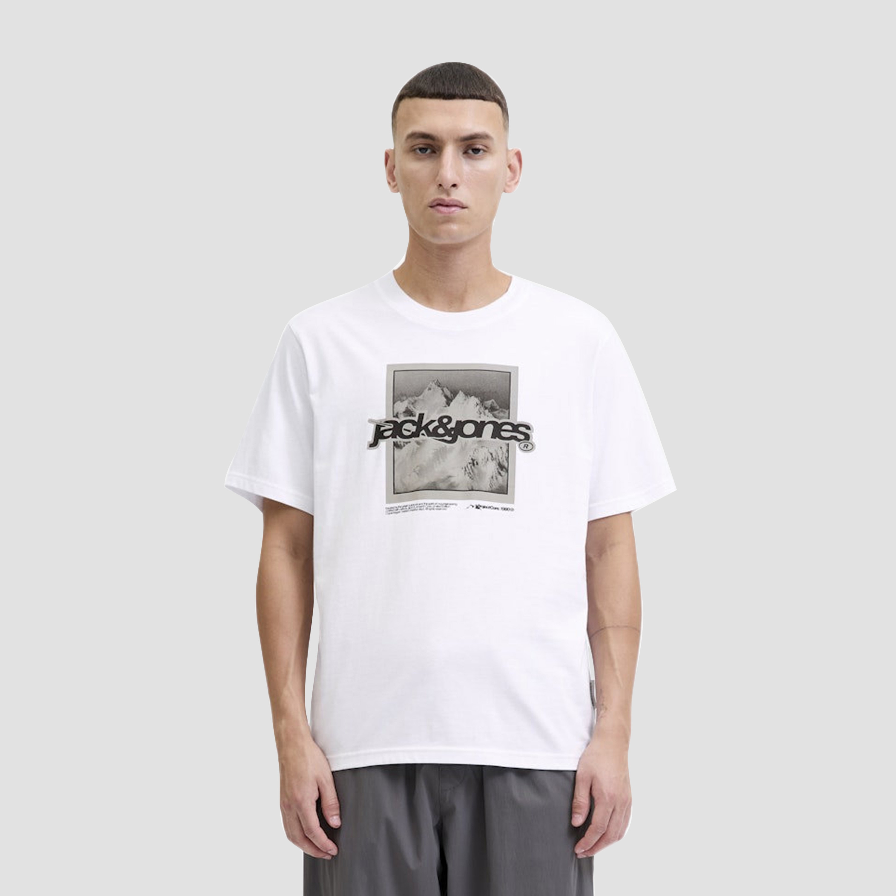 Jack & Jones Graphic Print Crew Neck Short Sleeves Men's T-Shirt-men-clothing-tshirtsandpolos-tshirts-image-1