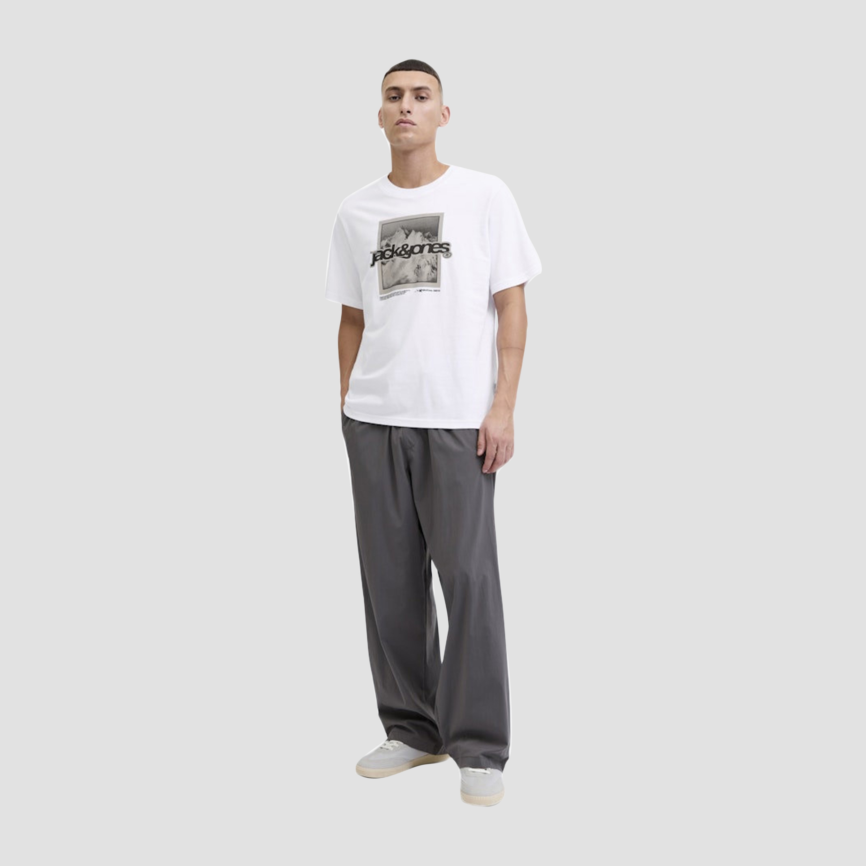 Jack & Jones Graphic Print Crew Neck Short Sleeves Men's T-Shirt-men-clothing-tshirtsandpolos-tshirts-image-2