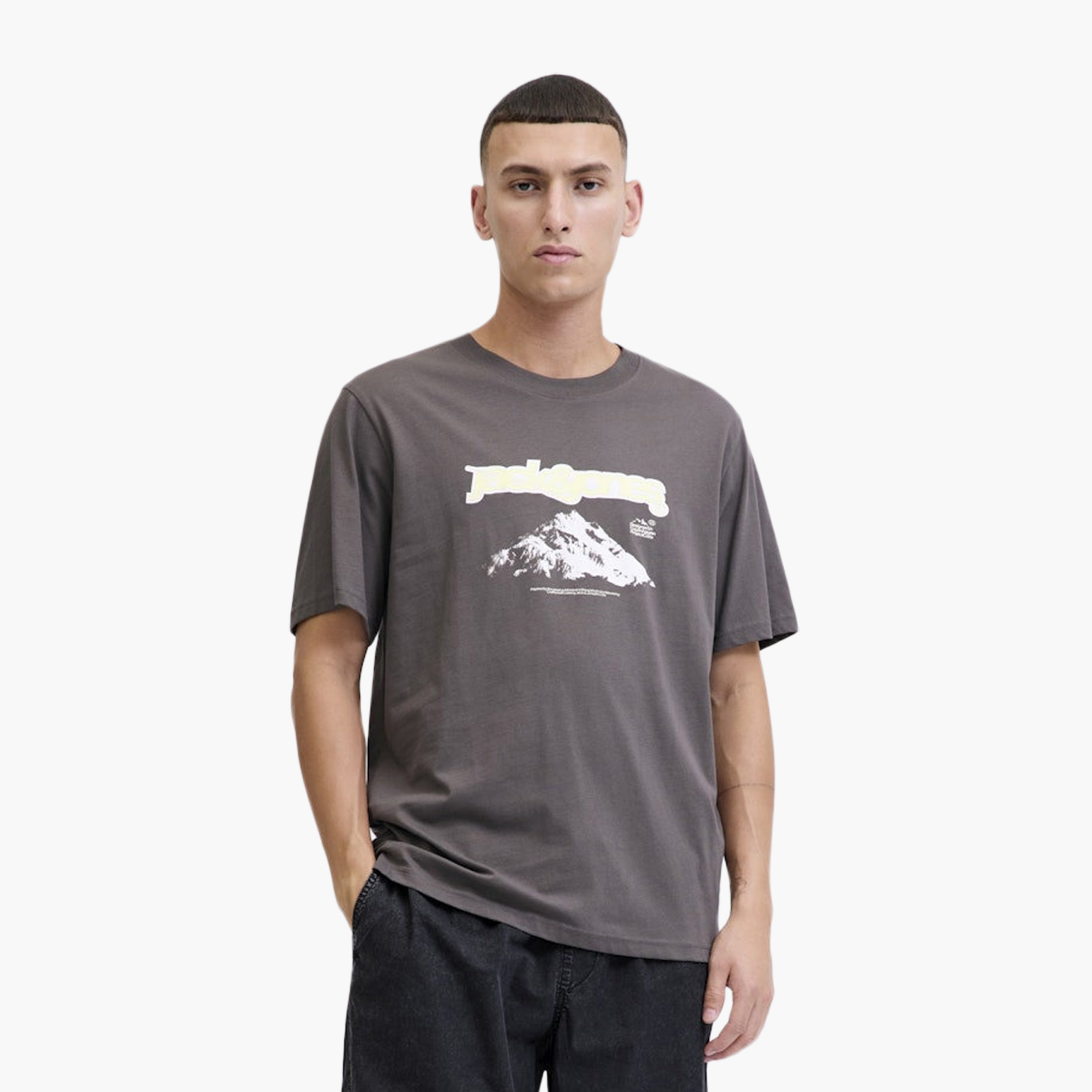 Jack & Jones Graphic Print Crew Neck Short Sleeves Men's T-Shirt-men-clothing-tshirtsandpolos-tshirts-image-1