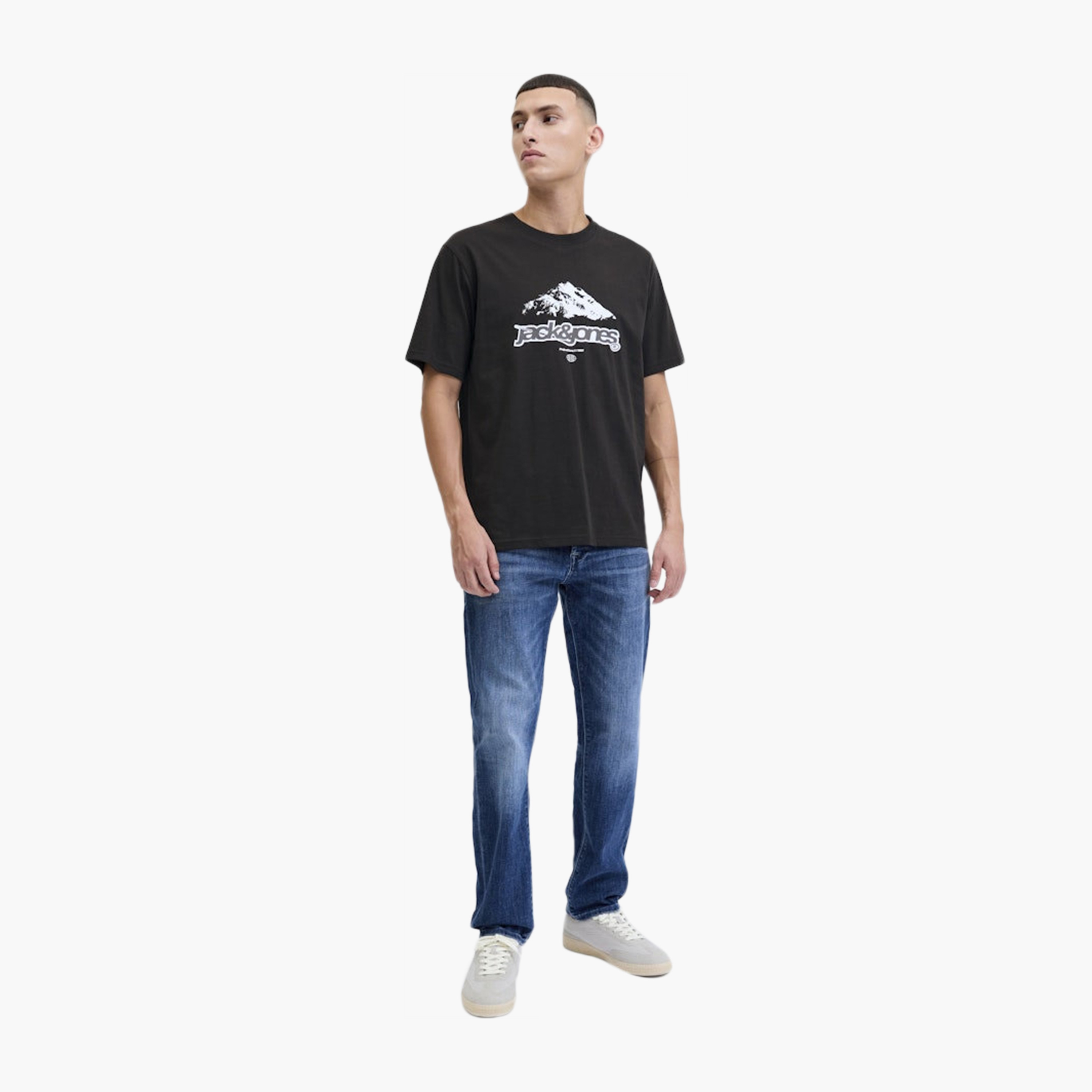 Jack & Jones Graphic Print Crew Neck Short Sleeves Men's T-Shirt-men-clothing-tshirtsandpolos-tshirts-image-2