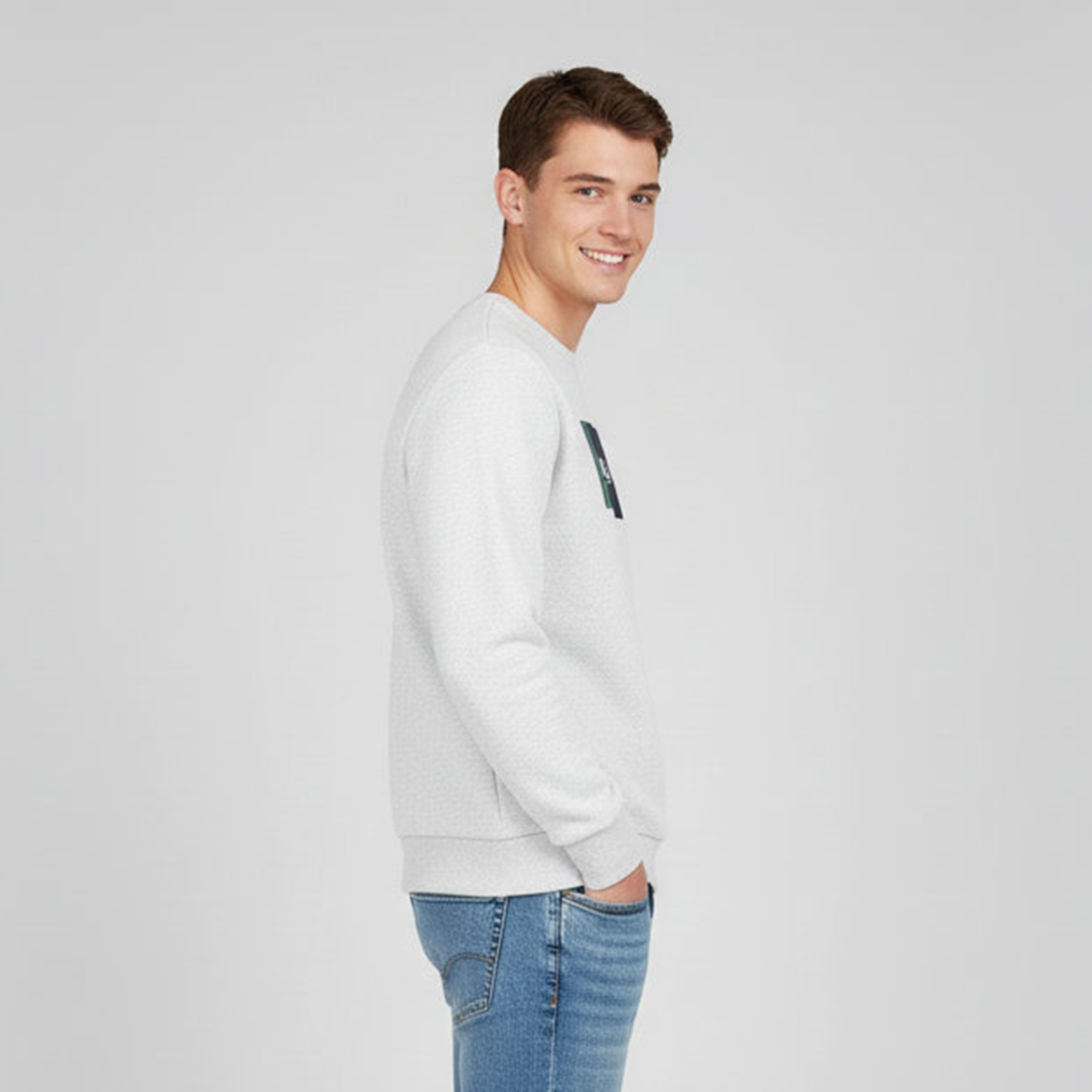 Jack & Jones Plus Size Printed Crew Neck Long Sleeves Men's Sweatshirt-men-winterwear-hoodiesandsweatshirts-image-3