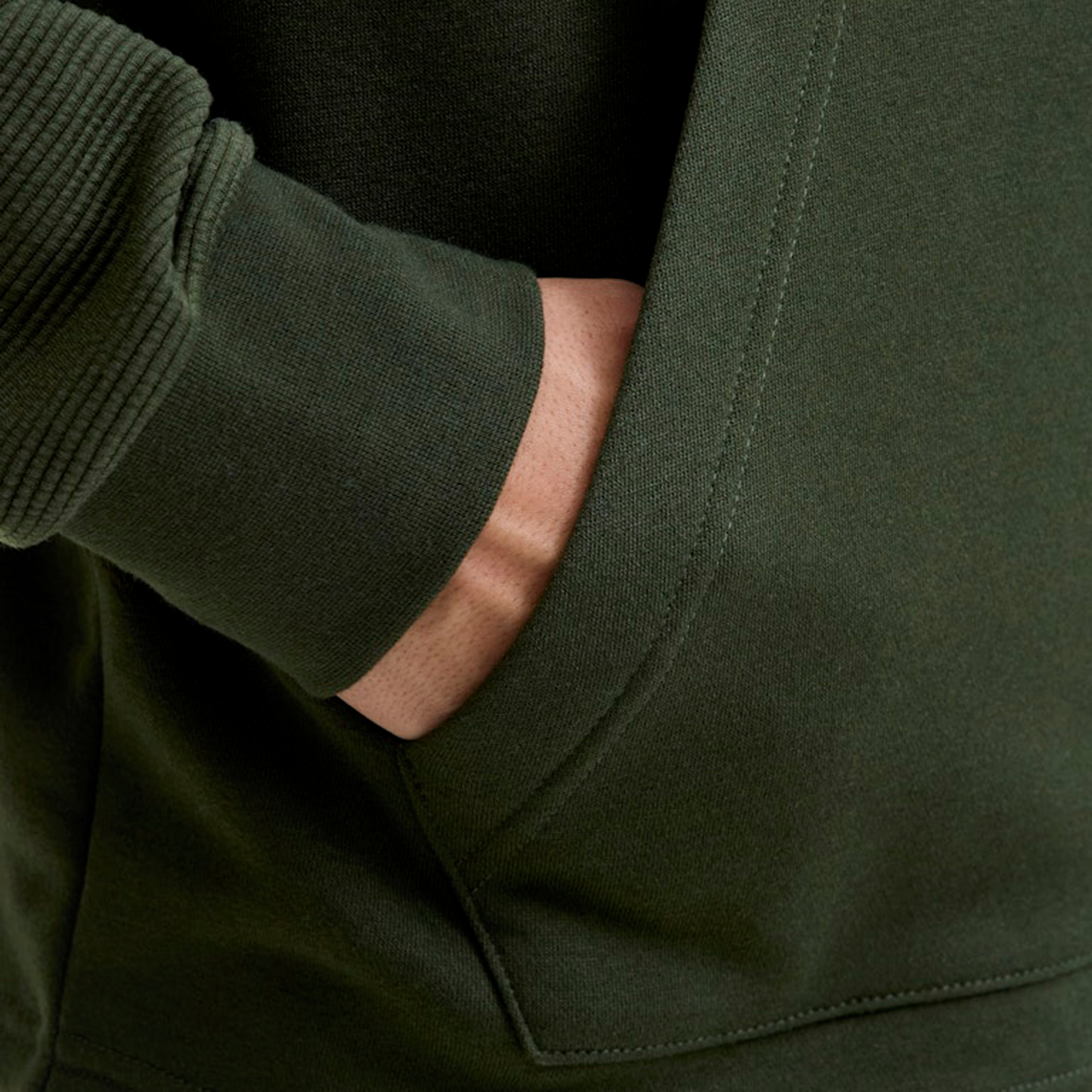 Jack & Jones Plus Size Plain Long Sleeves Men's Zip-Through Hoodie-men-winterwear-hoodiesandsweatshirts-image-5