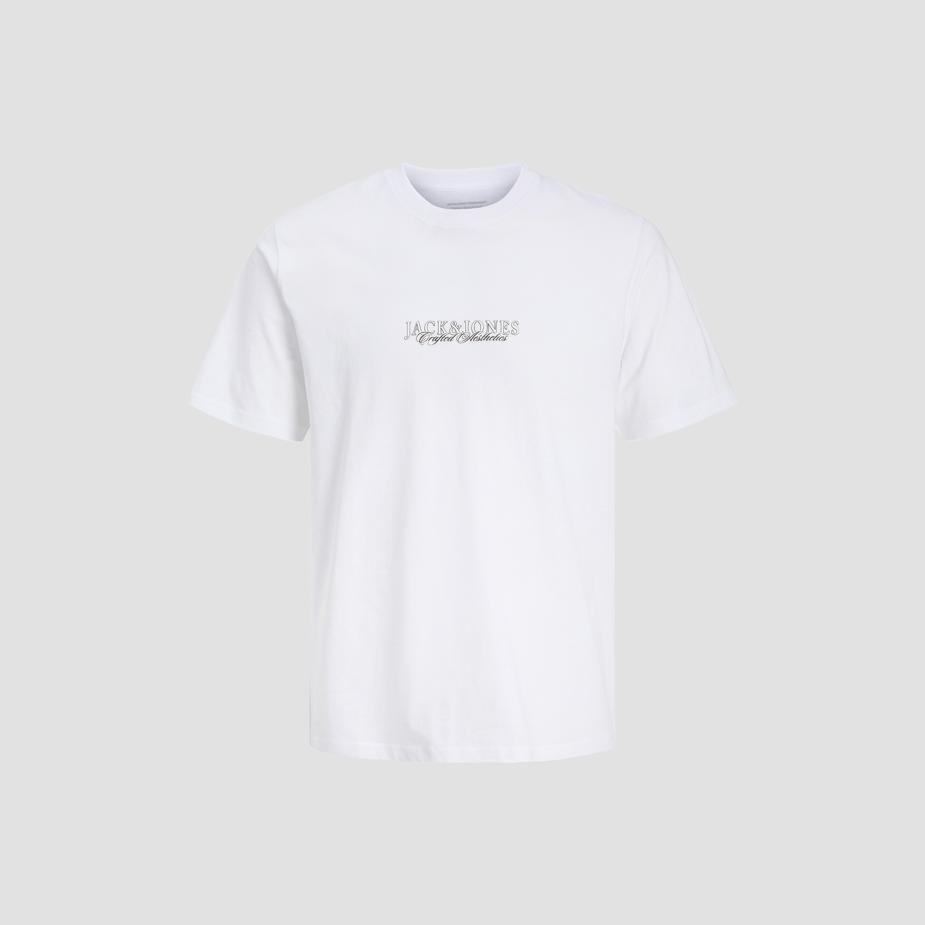 Jack & Jones Plain Crew Neck Short Sleeves Men's T-Shirt-men-clothing-tshirtsandpolos-tshirts-image-8