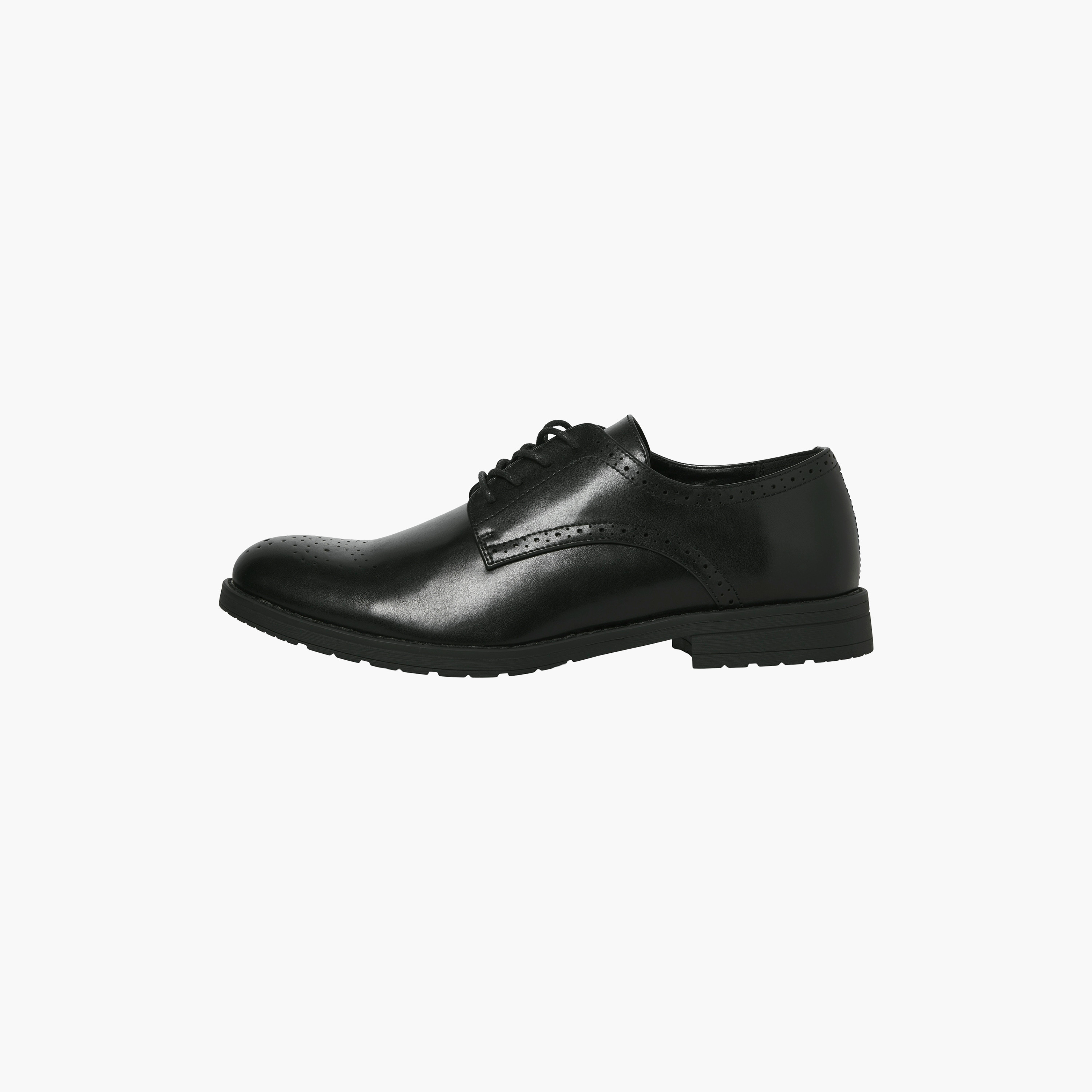 حذاء بروغ رجالي برباط من جاك آند جونز | 12286346-men-shoes-formalshoes-image-1