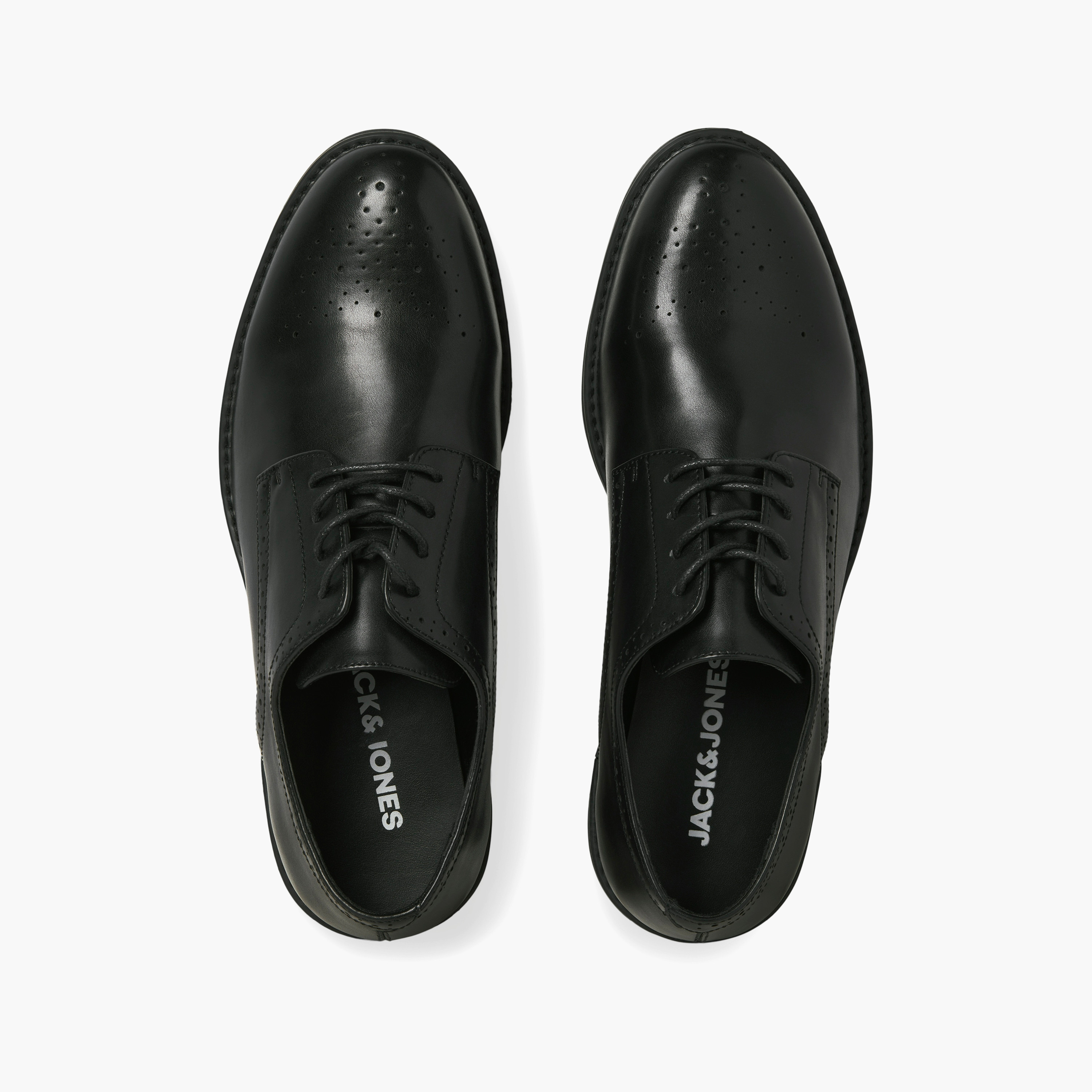 حذاء بروغ رجالي برباط من جاك آند جونز | 12286346-men-shoes-formalshoes-image-2