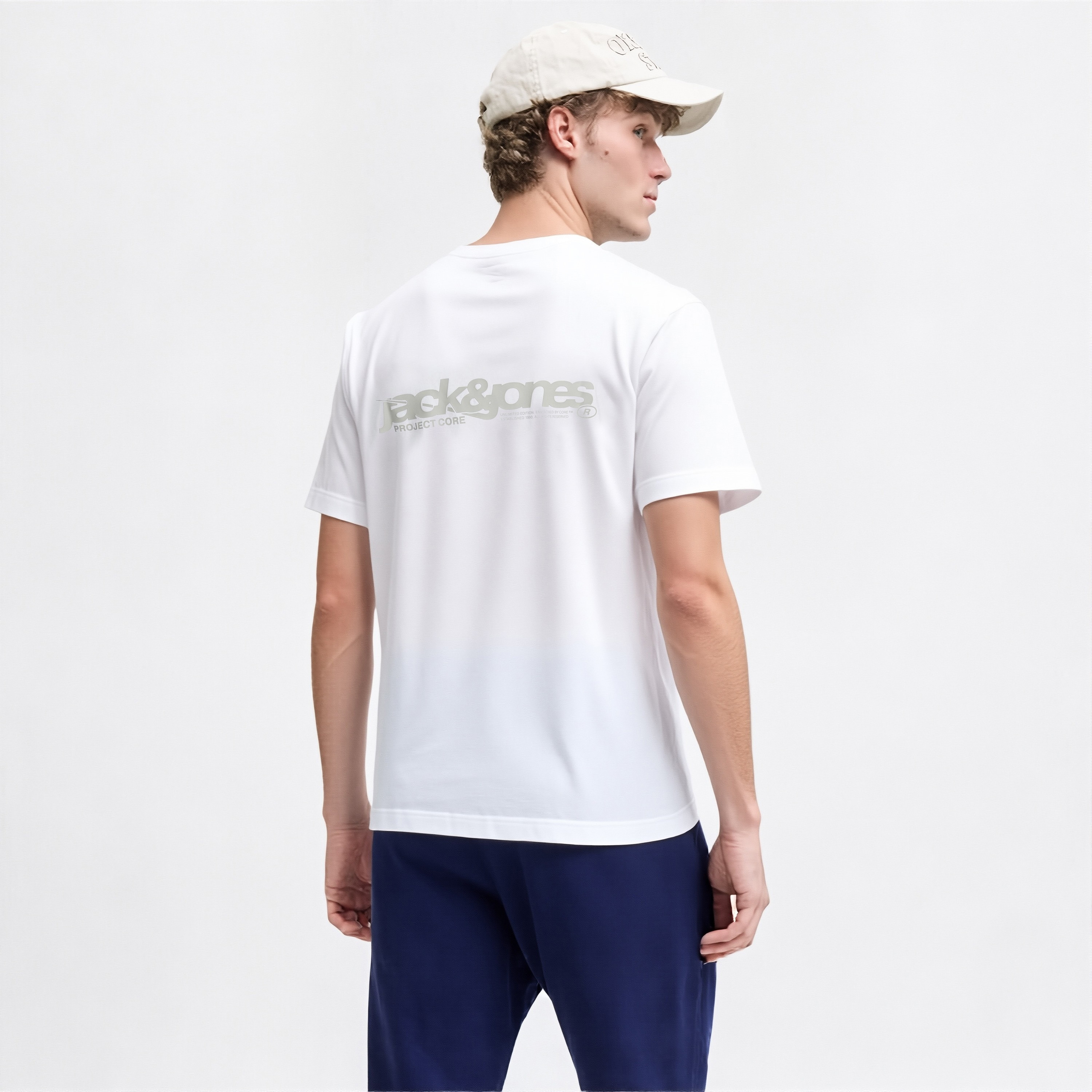 Jack & Jones Graphic Print Crew Neck Short Sleeves Men's T-Shirt-men-clothing-tshirtsandpolos-tshirts-image-3