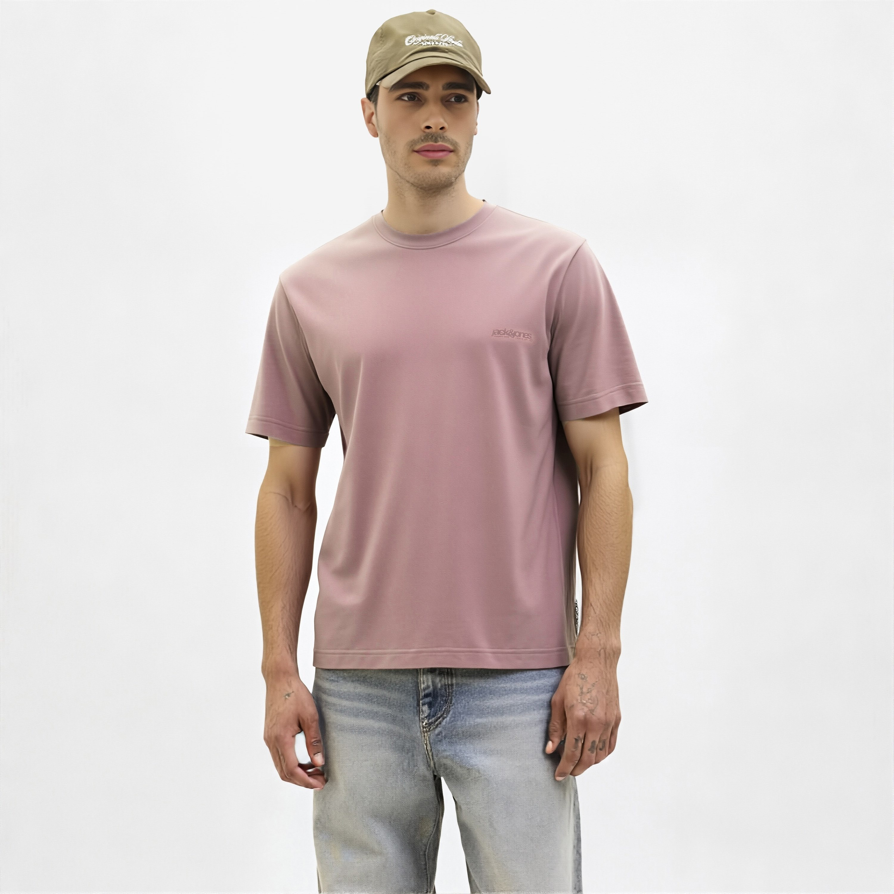 تيشيرت رجالي مطبوع برسومات بياقة دائرية وأكمام قصيرة من جاك ان جونز-men-clothing-tshirtsandpolos-tshirts-image-6