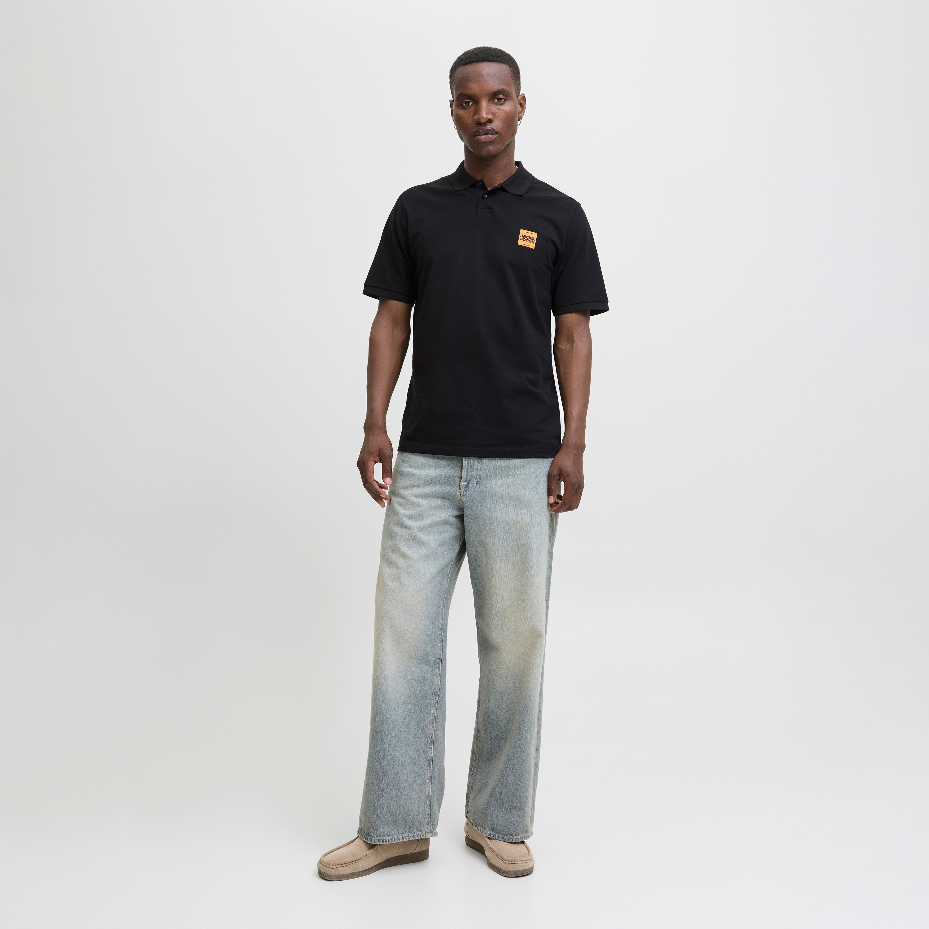 Jack & Jones Plain Collared Short Sleeves Men's Polo T-Shirt-men-clothing-tshirtsandpolos-polos-image-2