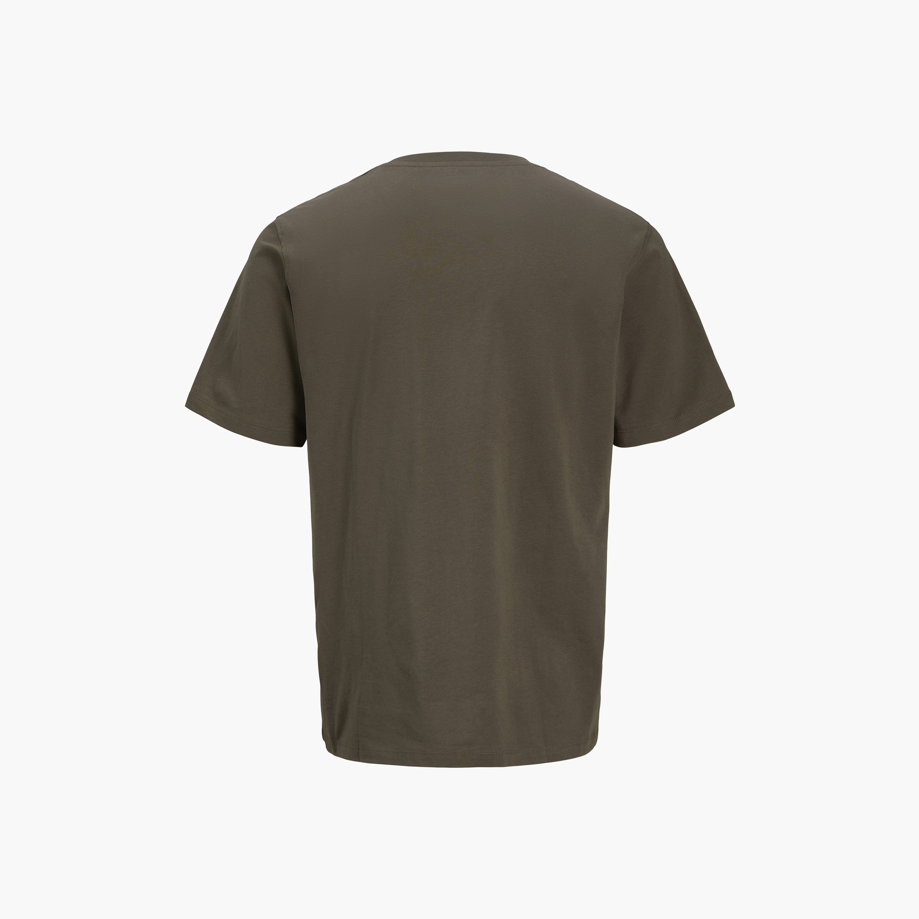 تيشيرت رجالي سادة بياقة دائرية وأكمام قصيرة من جاك ان جونز-men-clothing-tshirtsandpolos-tshirts-image-13