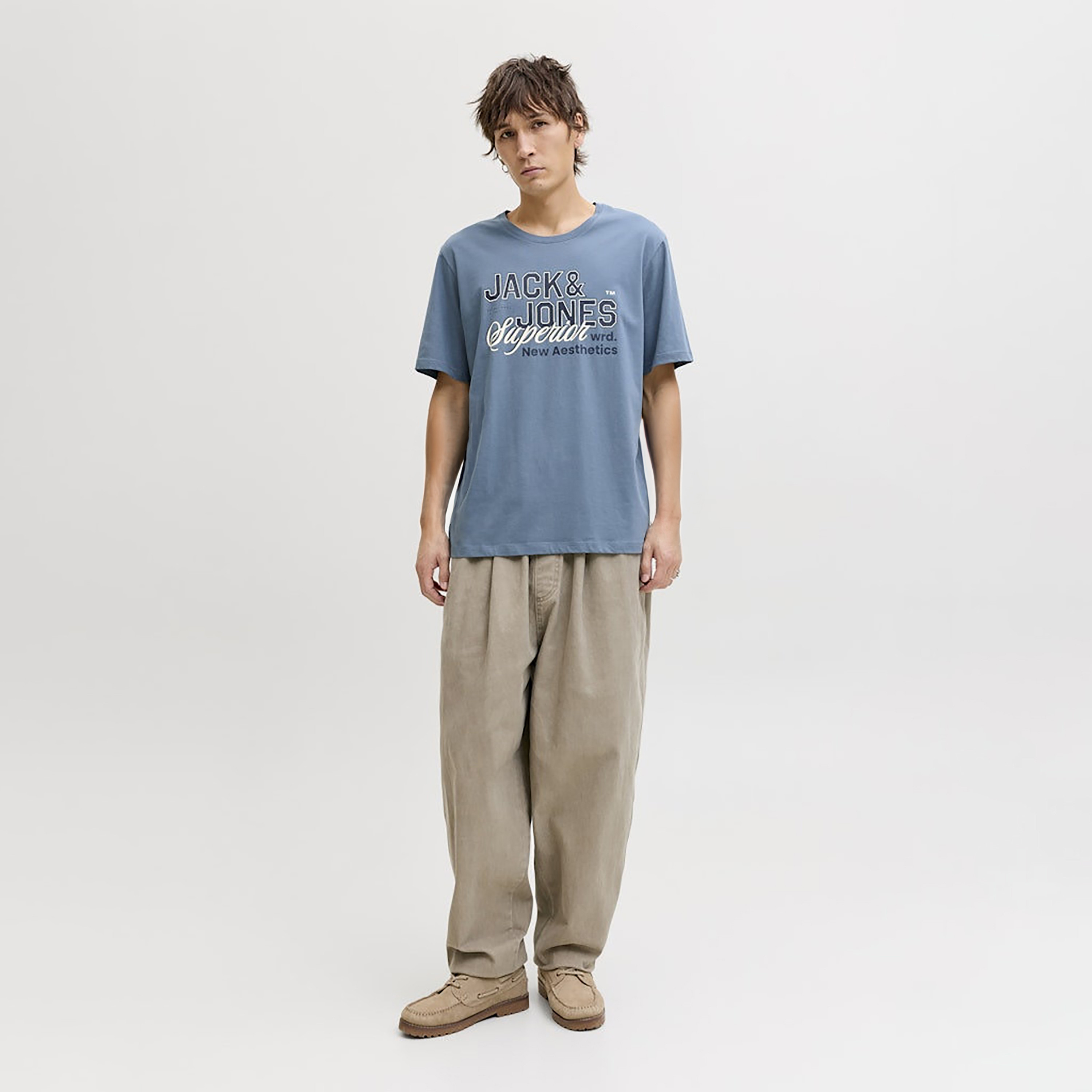 Jack & Jones Printed Crew Neck Short Sleeves Men's T-Shirt-men-clothing-tshirtsandpolos-tshirts-image-2