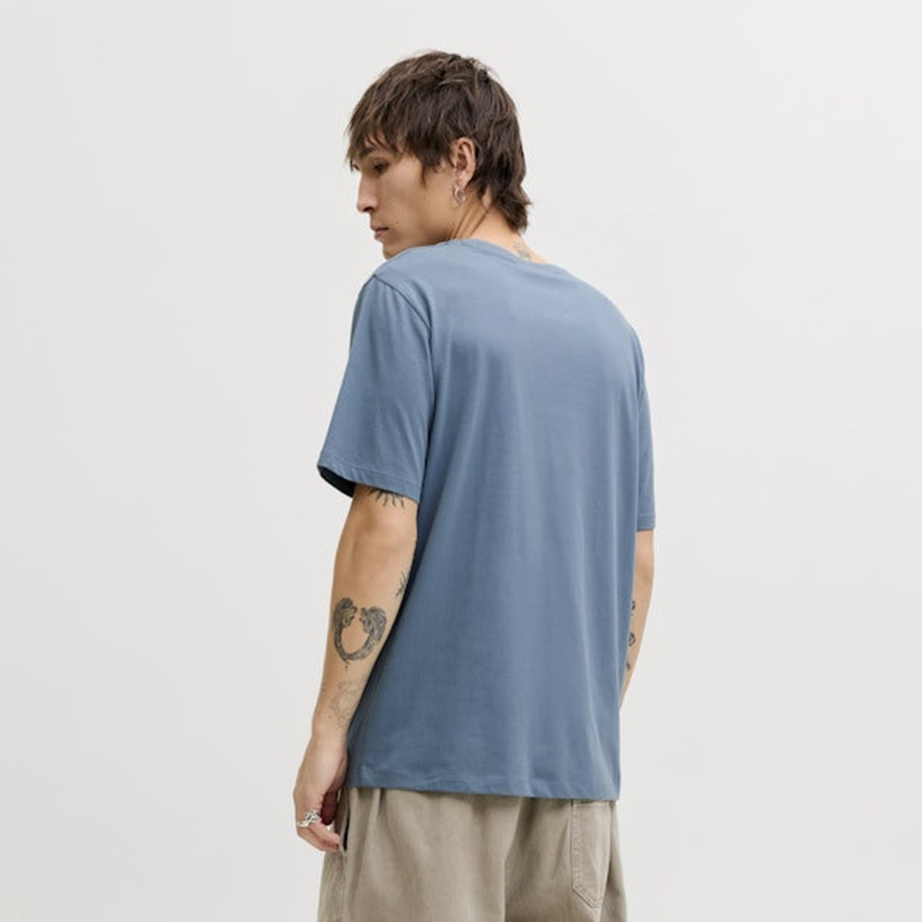 Jack & Jones Printed Crew Neck Short Sleeves Men's T-Shirt-men-clothing-tshirtsandpolos-tshirts-image-4