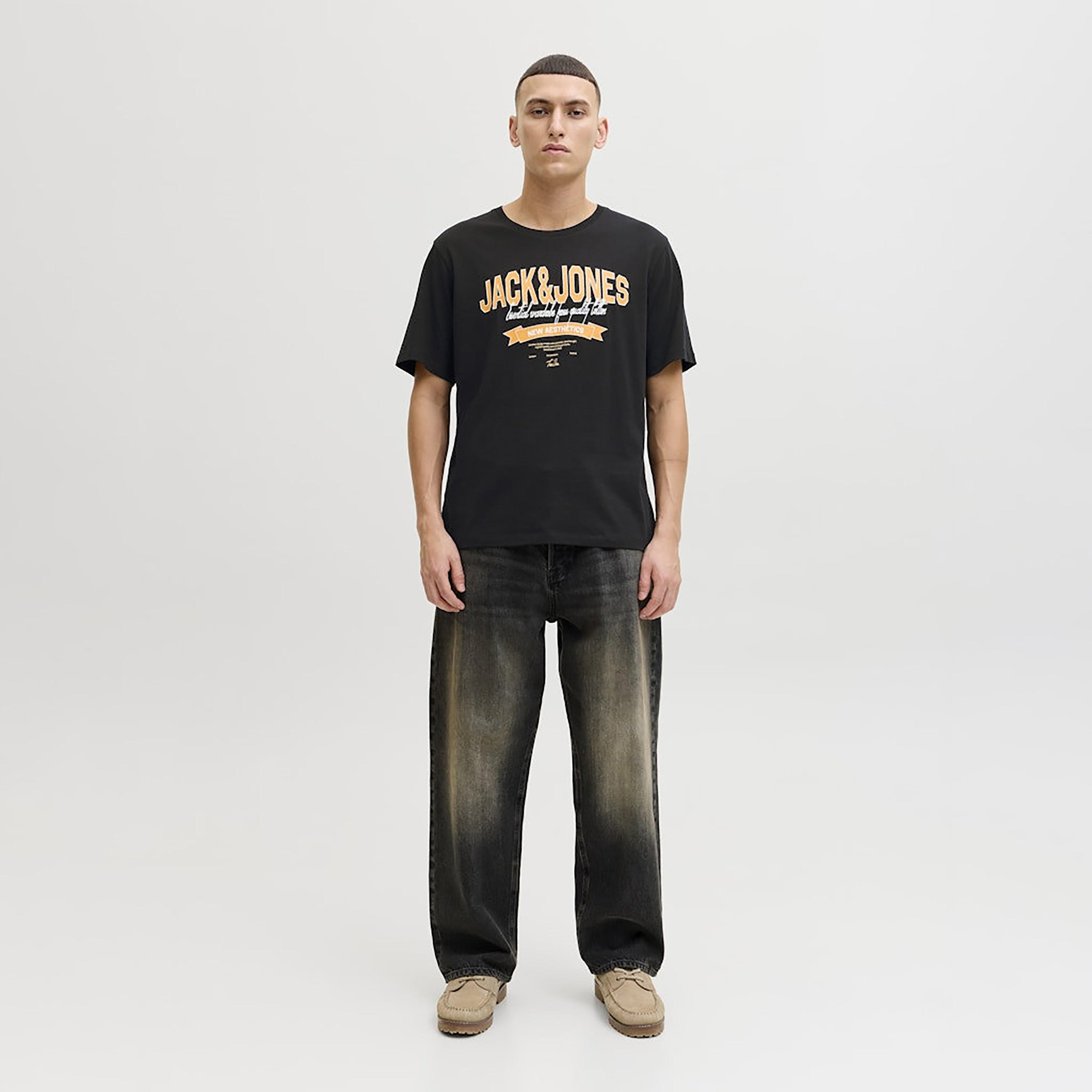 Jack & Jones Printed Crew Neck Short Sleeves Men's T-Shirt-men-clothing-tshirtsandpolos-tshirts-image-2