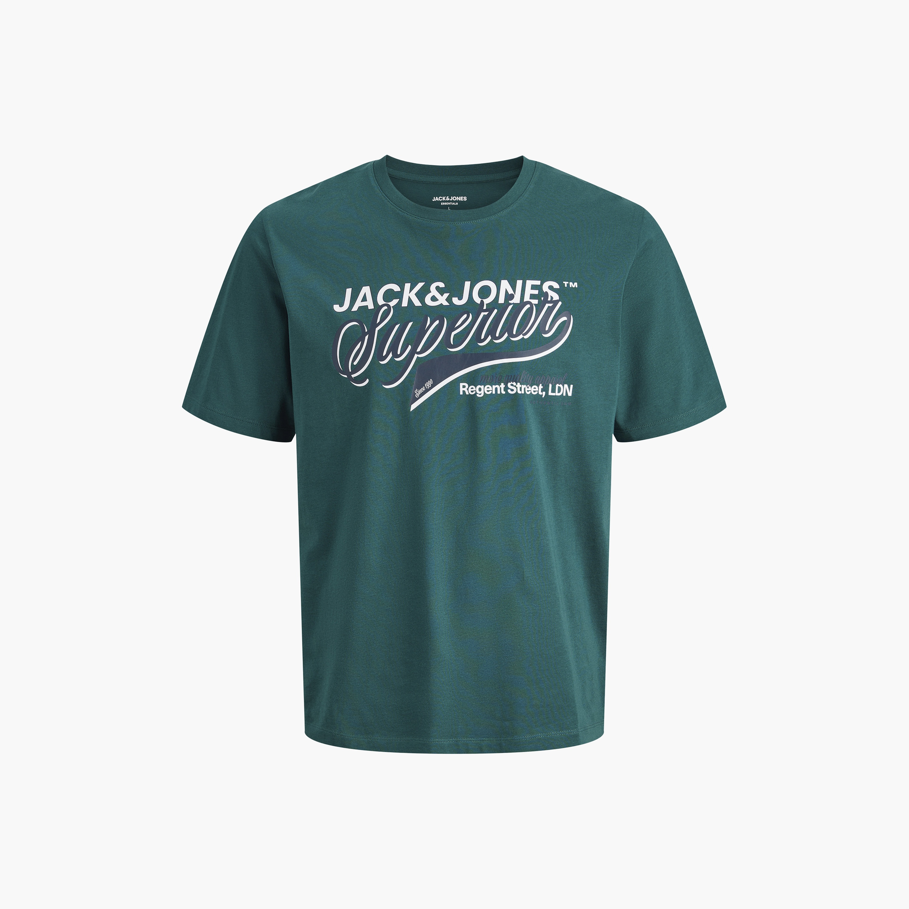 تي شيرت رجالي مطبوع بياقة دائرية وأكمام قصيرة من جاك اند جونز-men-clothing-tshirtsandpolos-tshirts-image-15