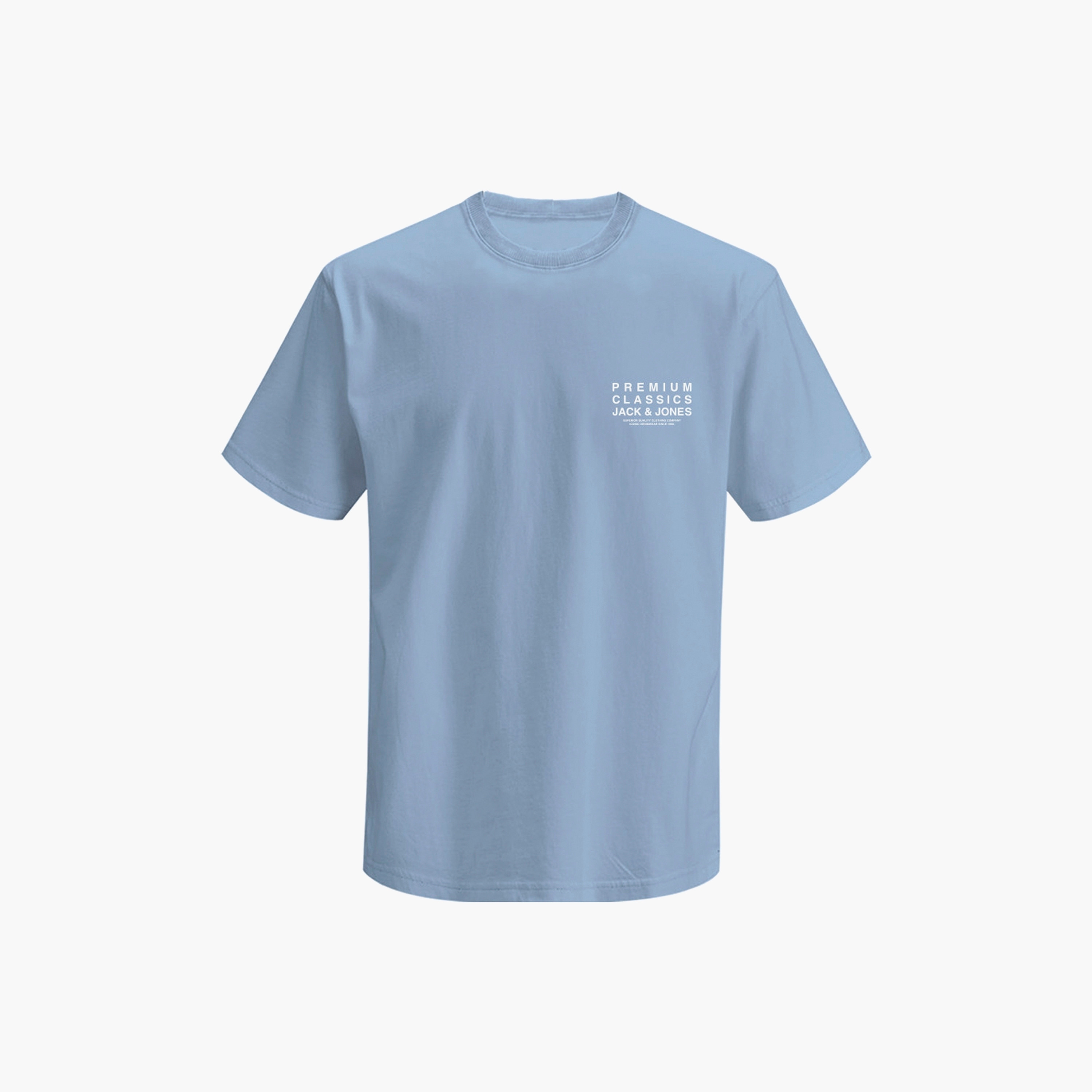 تيشيرت رجالي سادة بياقة دائرية وأكمام قصيرة من جاك ان جونز-men-clothing-tshirtsandpolos-tshirts-image-9