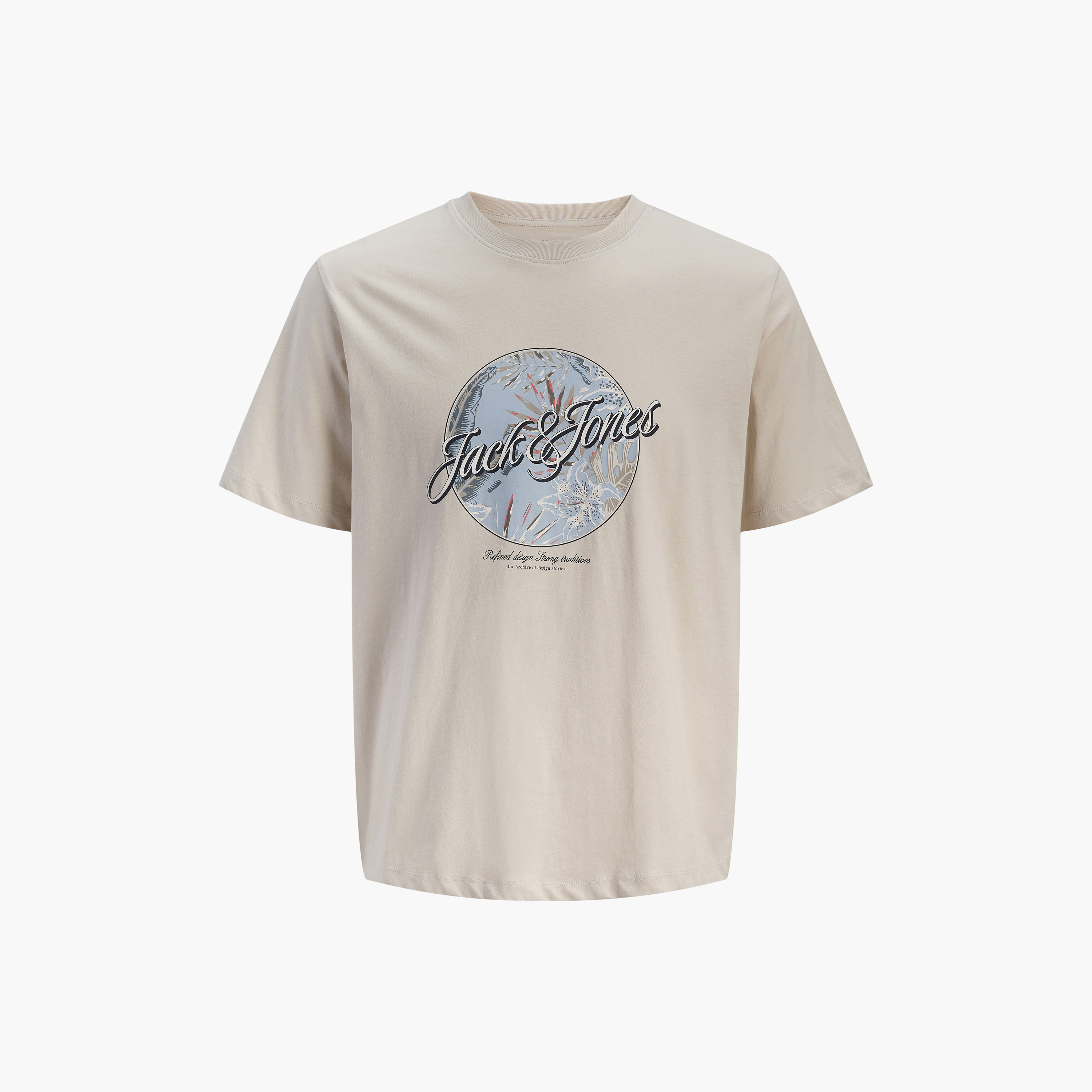 Jack & Jones Graphic Crew Neck Short Sleeves Men's T-Shirt-men-clothing-tshirtsandpolos-tshirts-image-7