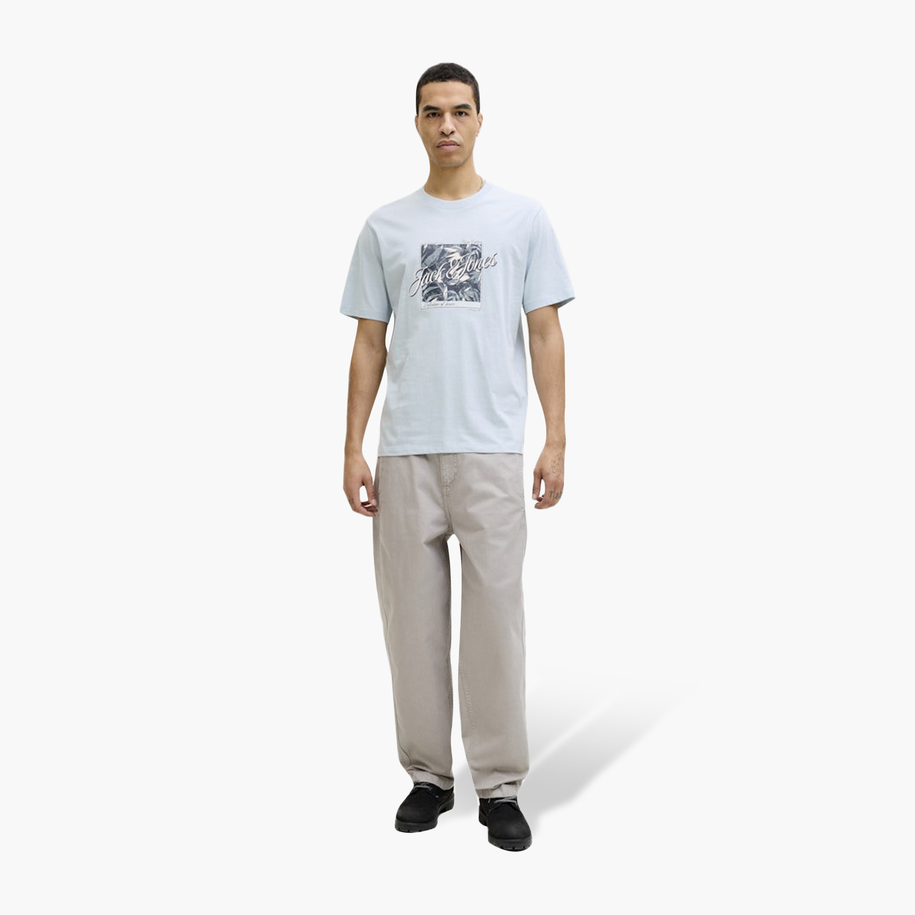Jack & Jones Graphic Crew Neck Short Sleeves Men's T-Shirt-men-clothing-tshirtsandpolos-tshirts-image-2