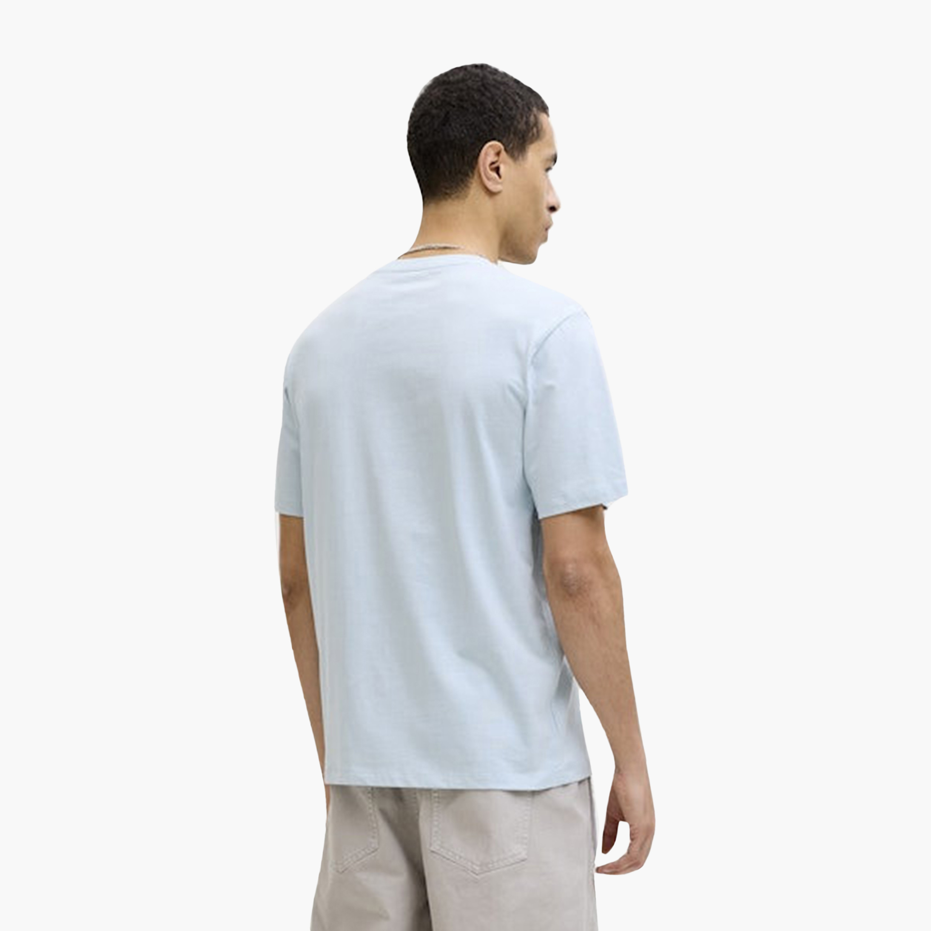 تي شيرت رجالي بأكمام قصيرة ورقبة دائرية ورسومات جرافيكية من جاك اند جونز-men-clothing-tshirtsandpolos-tshirts-image-12