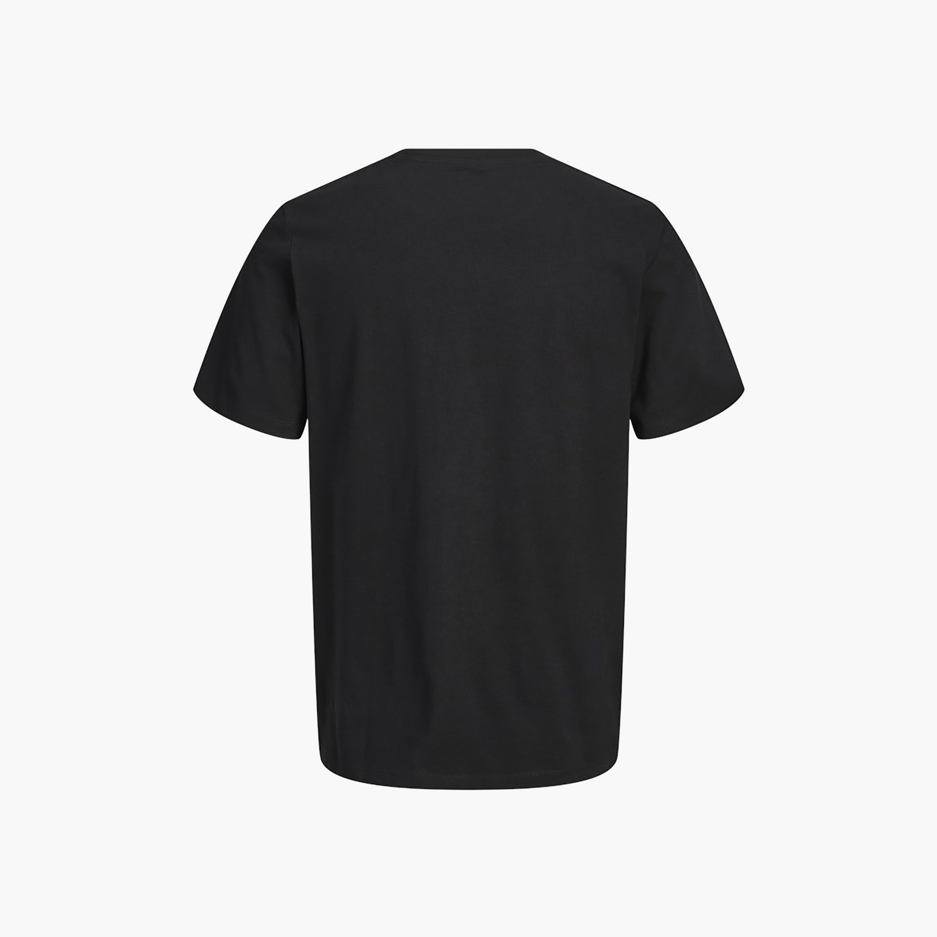 تيشيرت رجالي مطبوع برسومات بياقة دائرية وأكمام قصيرة من جاك ان جونز-men-clothing-tshirtsandpolos-tshirts-image-8