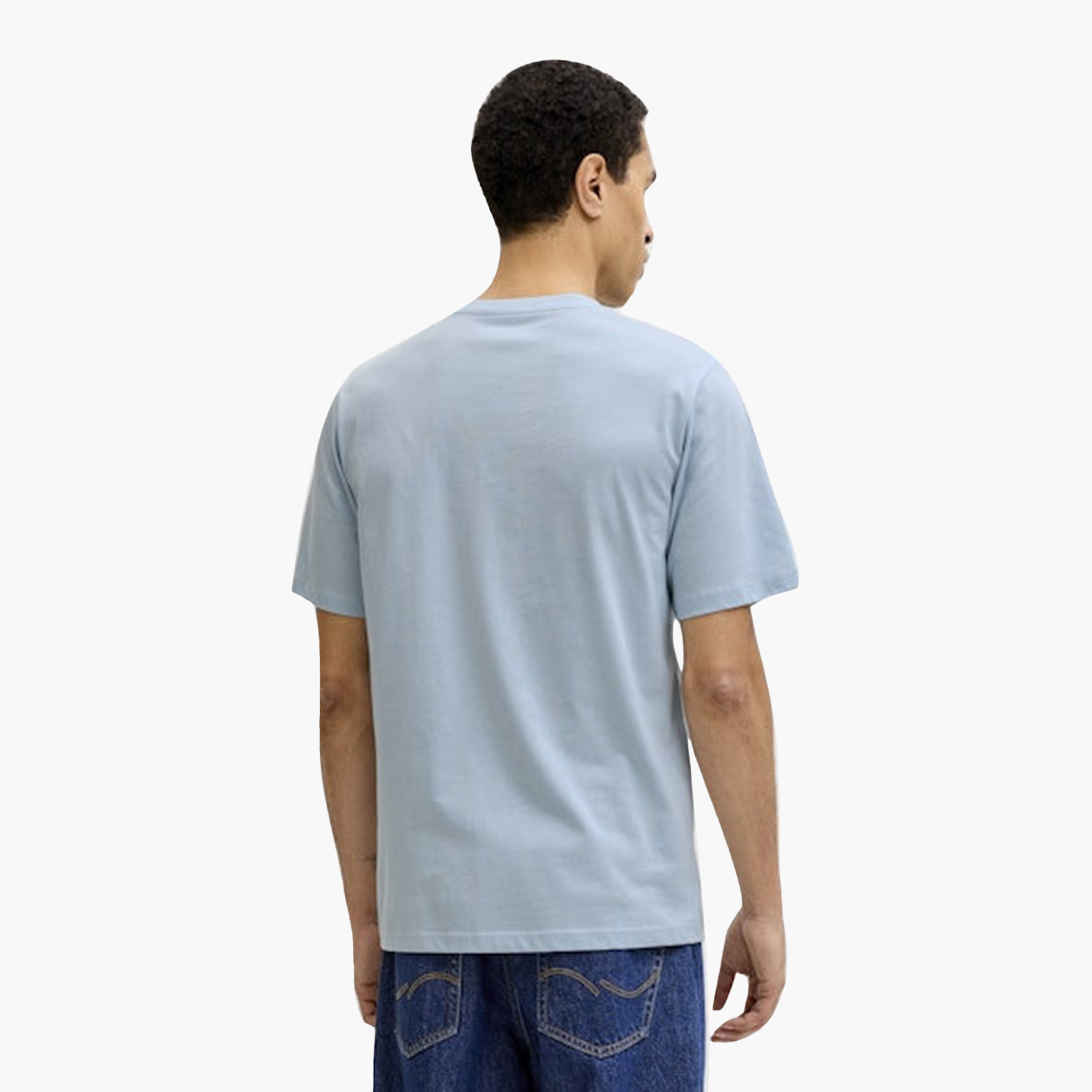 تيشيرت رجالي مطبوع برسومات بياقة دائرية وأكمام قصيرة من جاك ان جونز-men-clothing-tshirtsandpolos-tshirts-image-19