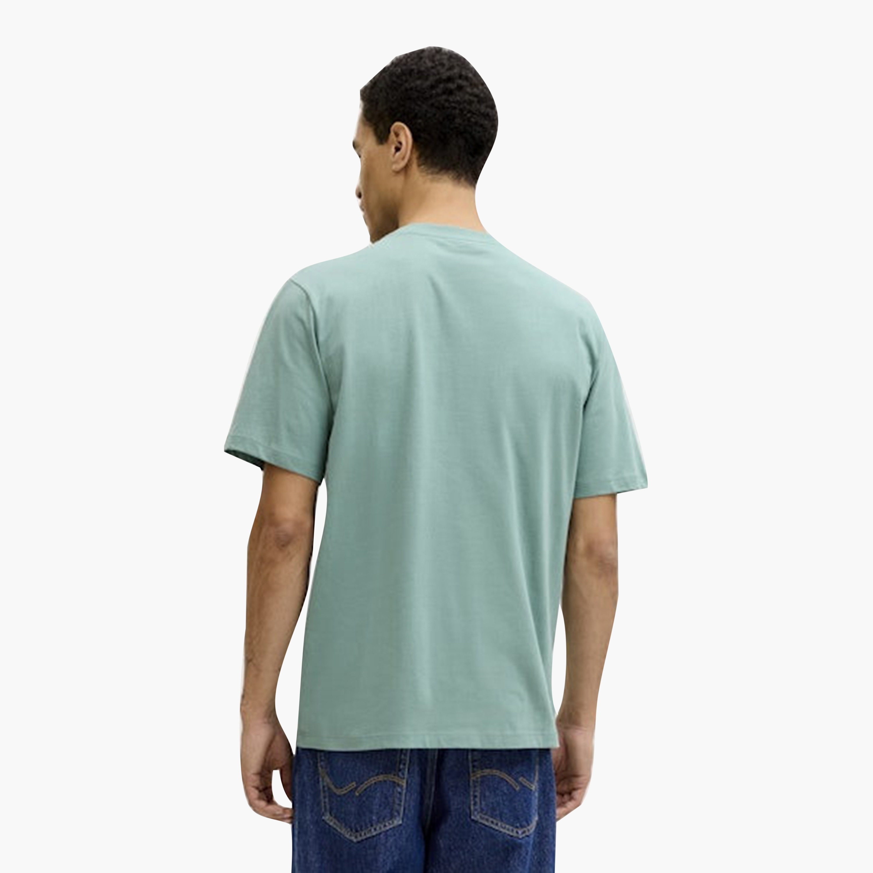 تيشيرت رجالي مطبوع برسومات بياقة دائرية وأكمام قصيرة من جاك ان جونز-men-clothing-tshirtsandpolos-tshirts-image-23