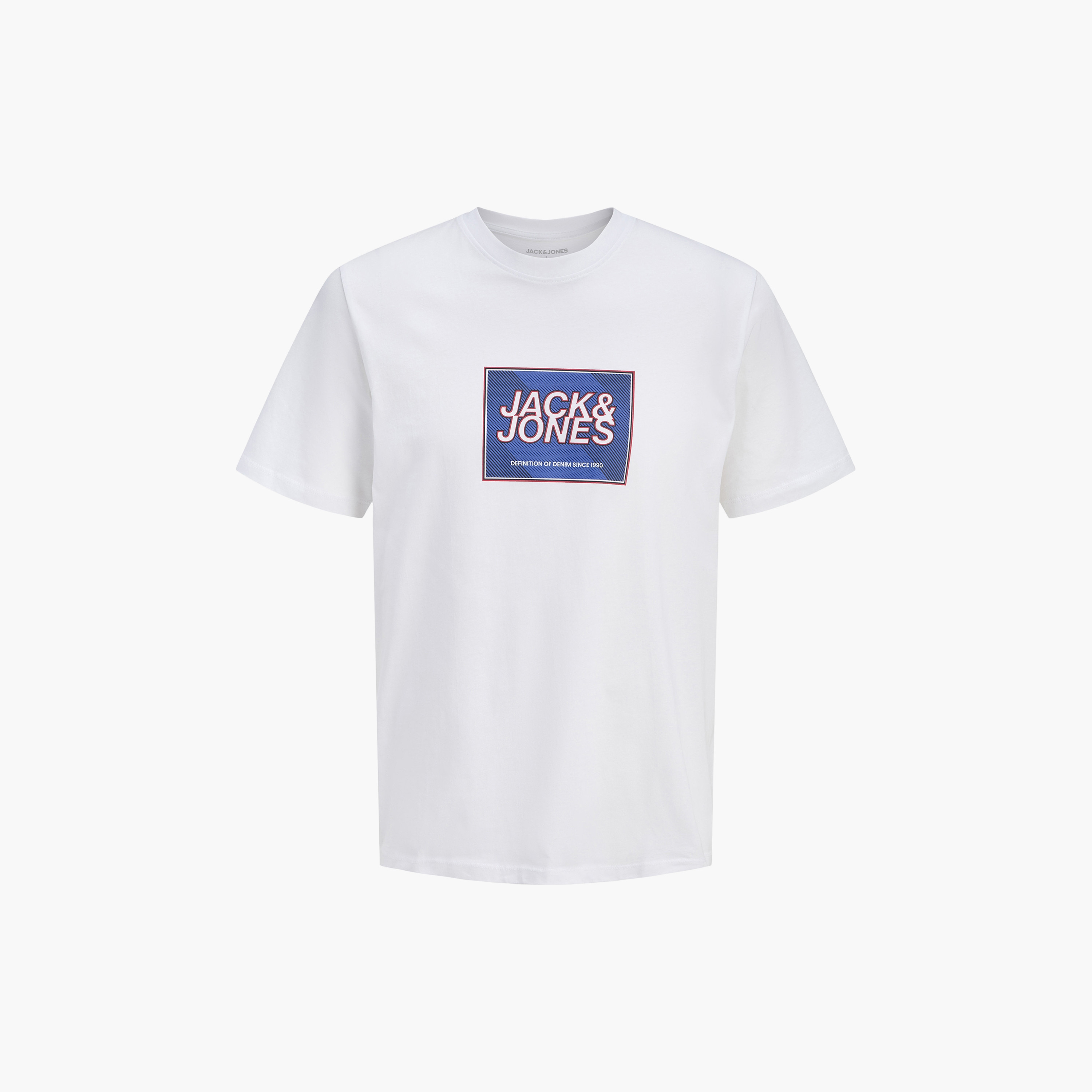 تيشيرت رجالي مطبوع برسومات بياقة دائرية وأكمام قصيرة من جاك ان جونز-men-clothing-tshirtsandpolos-tshirts-image-14