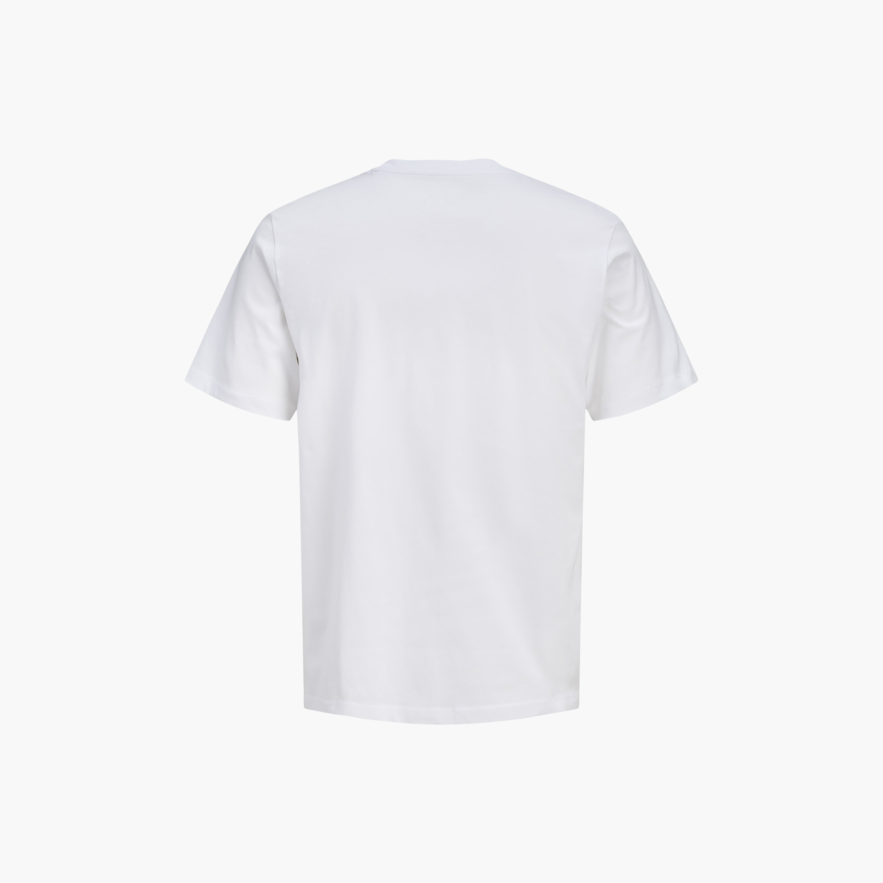 تيشيرت رجالي مطبوع برسومات بياقة دائرية وأكمام قصيرة من جاك ان جونز-men-clothing-tshirtsandpolos-tshirts-image-15