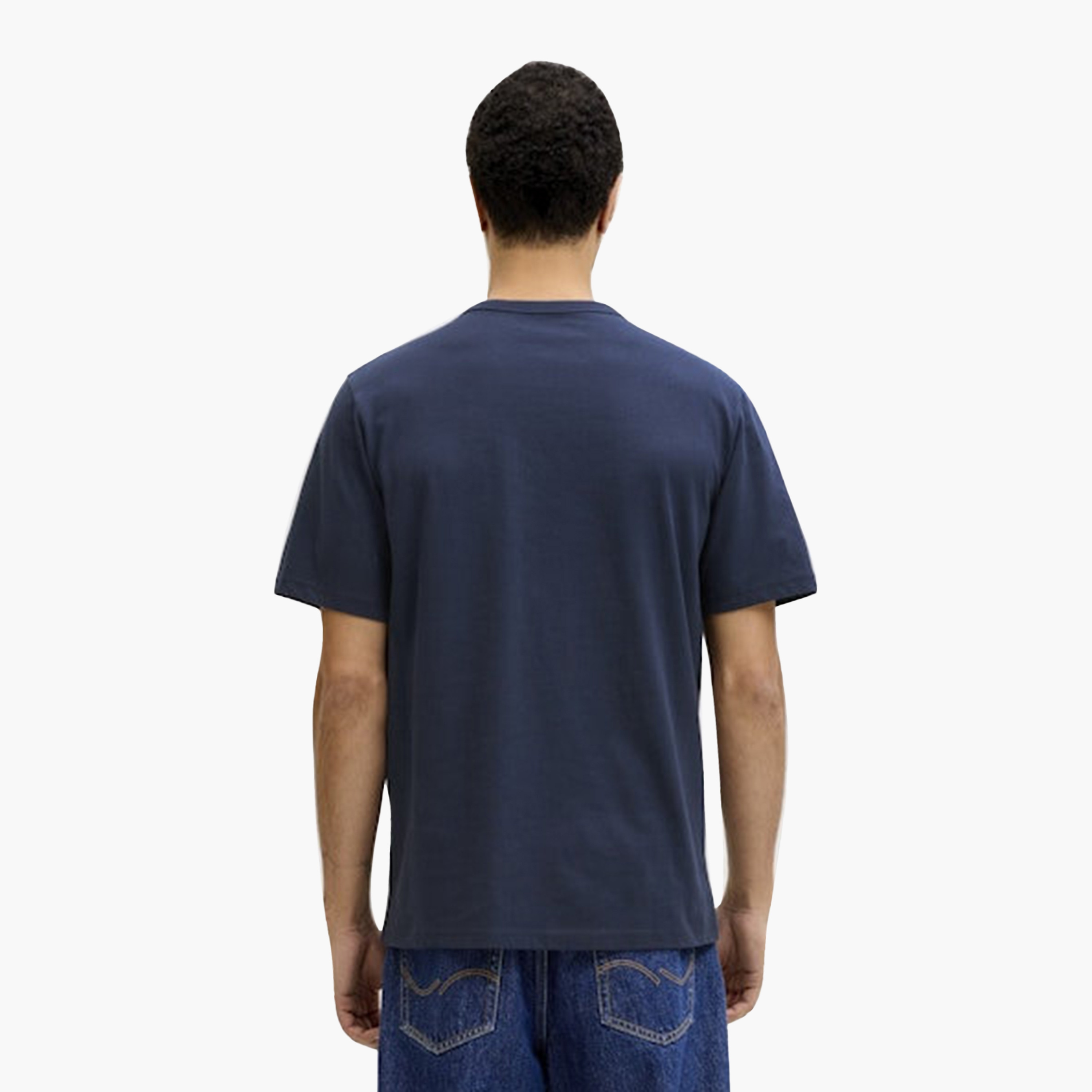 تيشيرت رجالي سادة بياقة دائرية وأكمام قصيرة من جاك ان جونز-men-clothing-tshirtsandpolos-tshirts-image-25