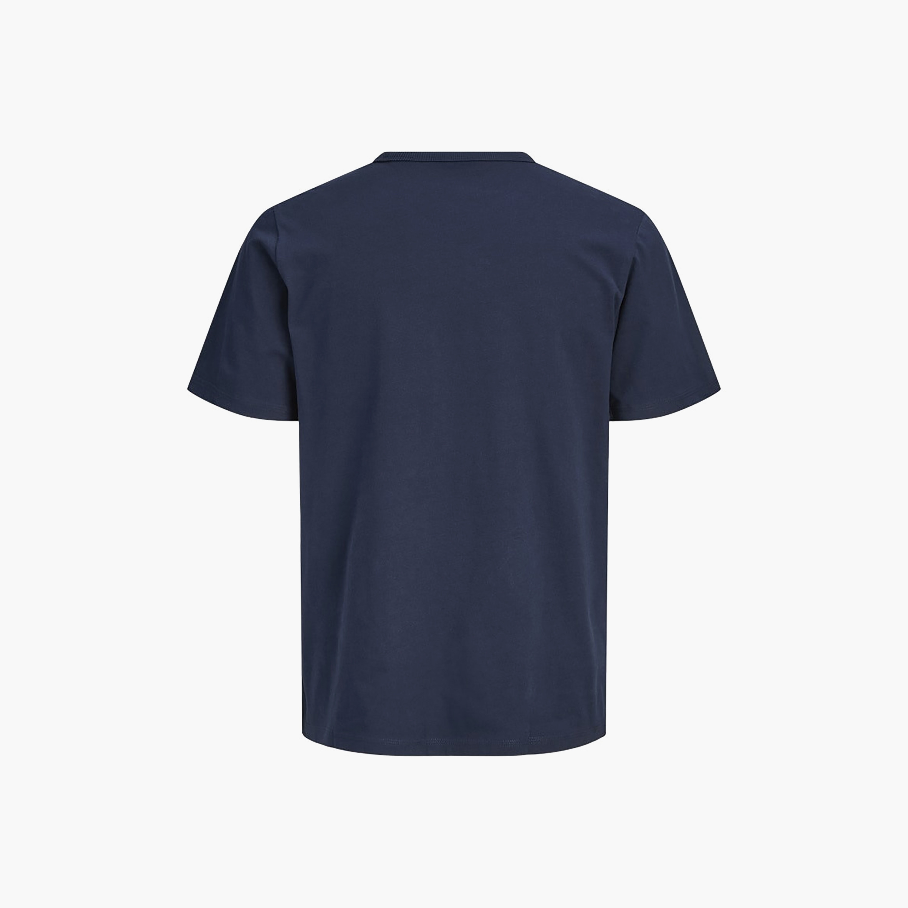 تيشيرت رجالي سادة بياقة دائرية وأكمام قصيرة من جاك ان جونز-men-clothing-tshirtsandpolos-tshirts-image-29