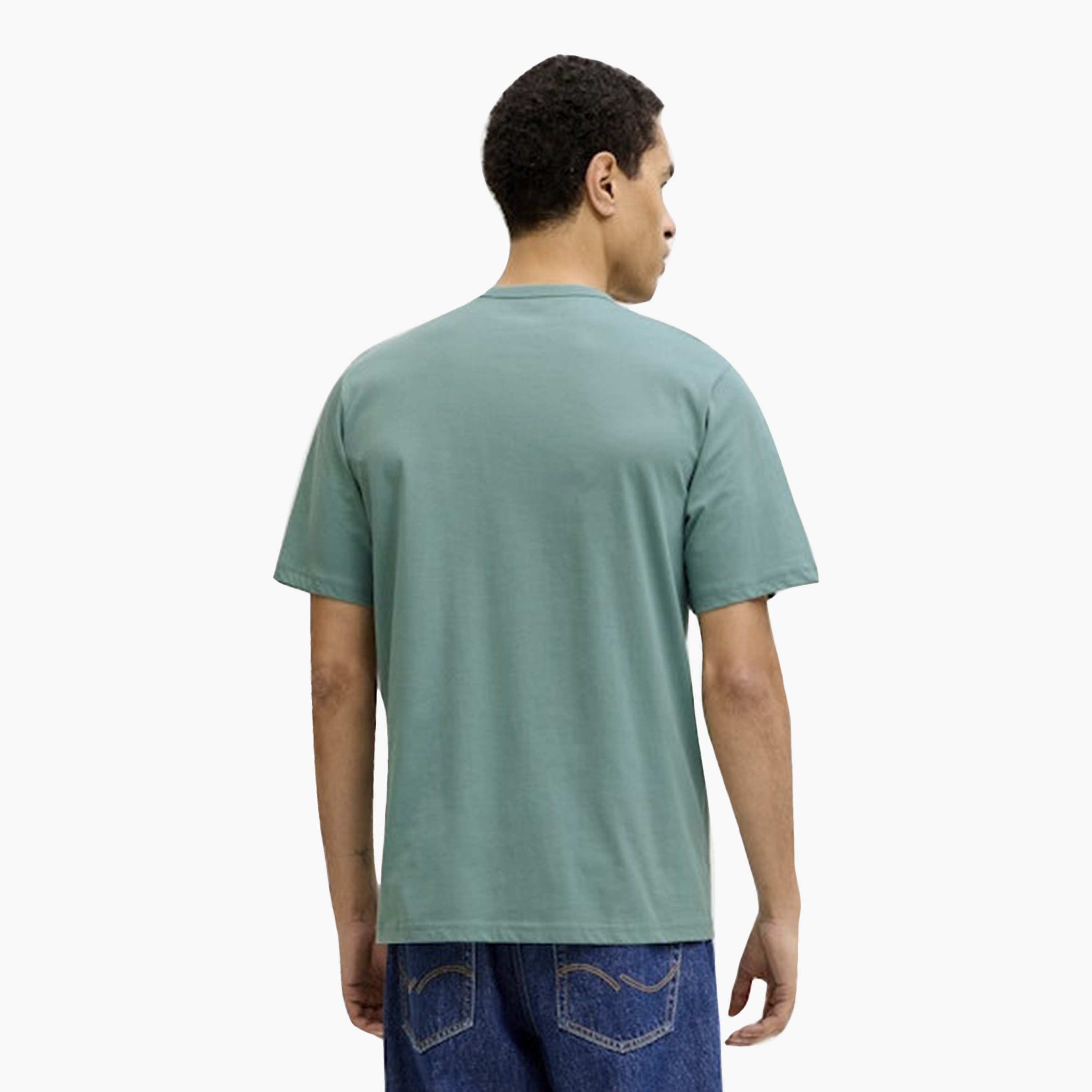 تيشيرت رجالي سادة بياقة دائرية وأكمام قصيرة من جاك ان جونز-men-clothing-tshirtsandpolos-tshirts-image-17