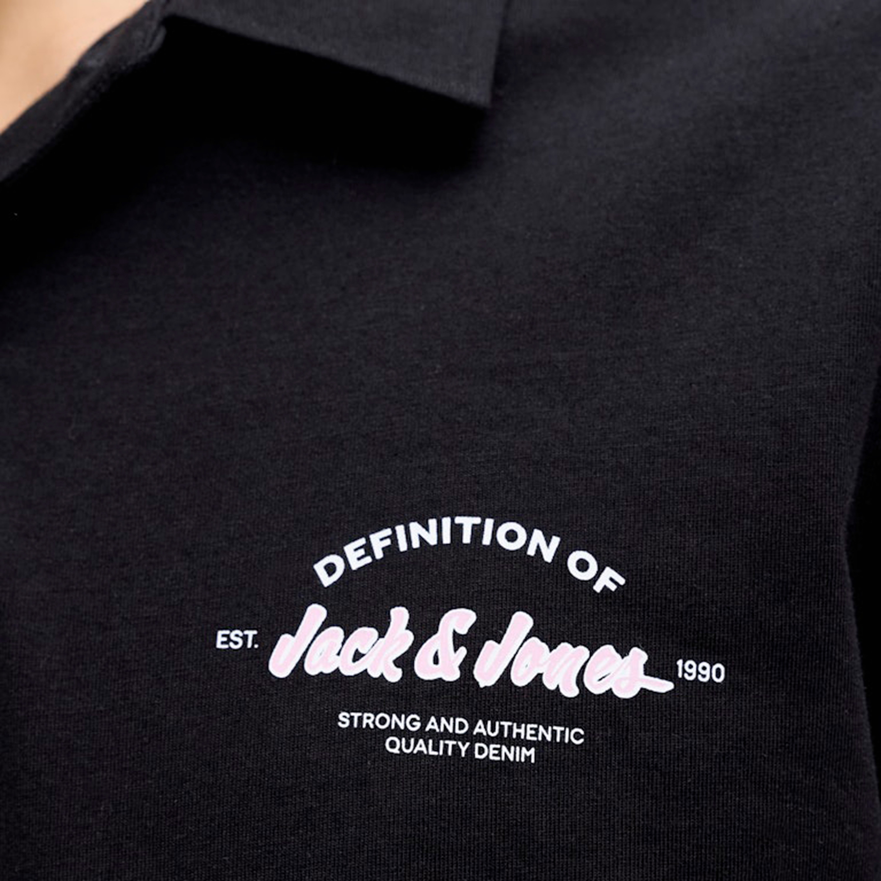 Jack & Jones Plain Collared Short Sleeves Men's Polo T-Shirt-men-clothing-tshirtsandpolos-polos-image-5