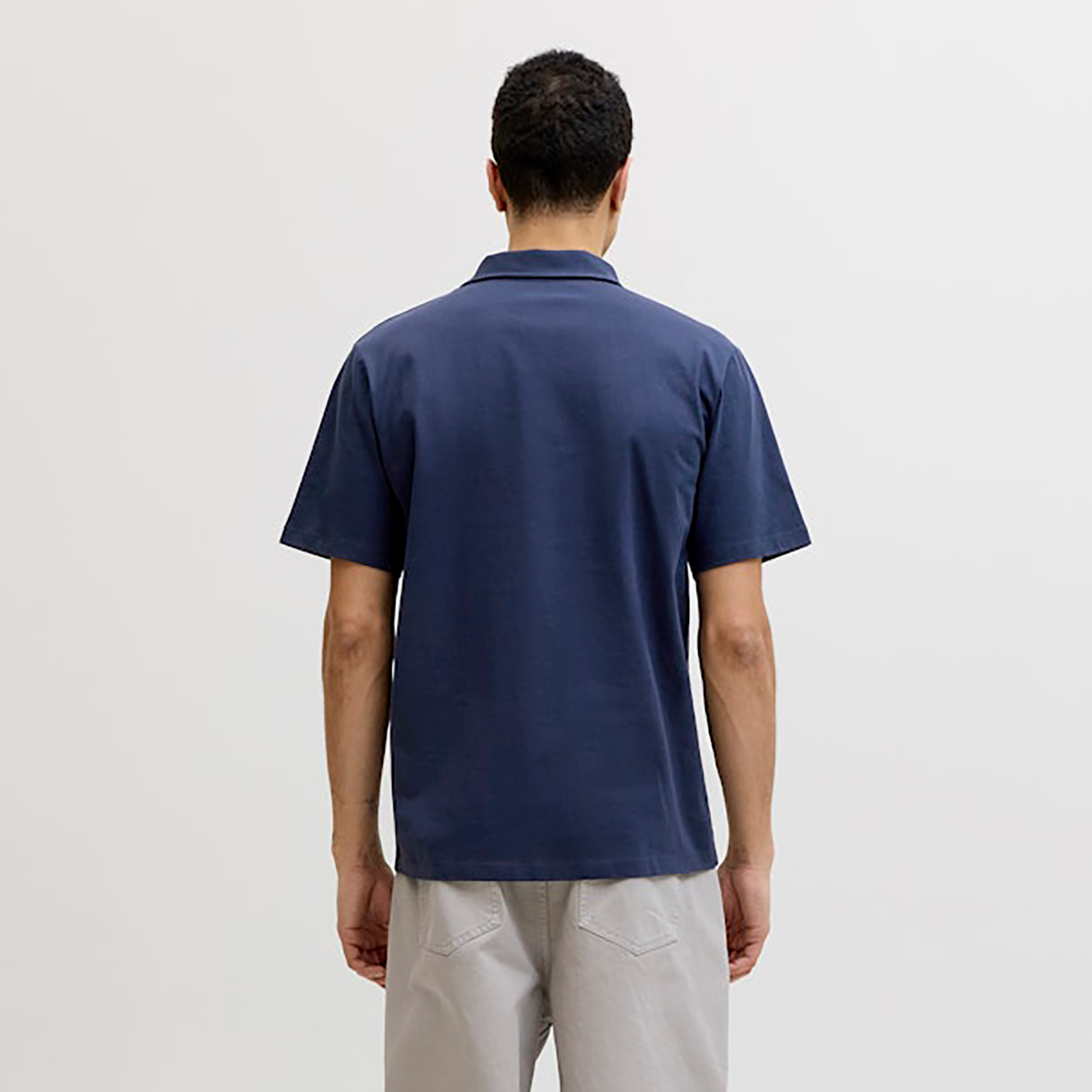 تي شيرت بولو رجالي سادة بياقة وأكمام قصيرة من جاك اند جونز-men-clothing-tshirtsandpolos-polos-image-16