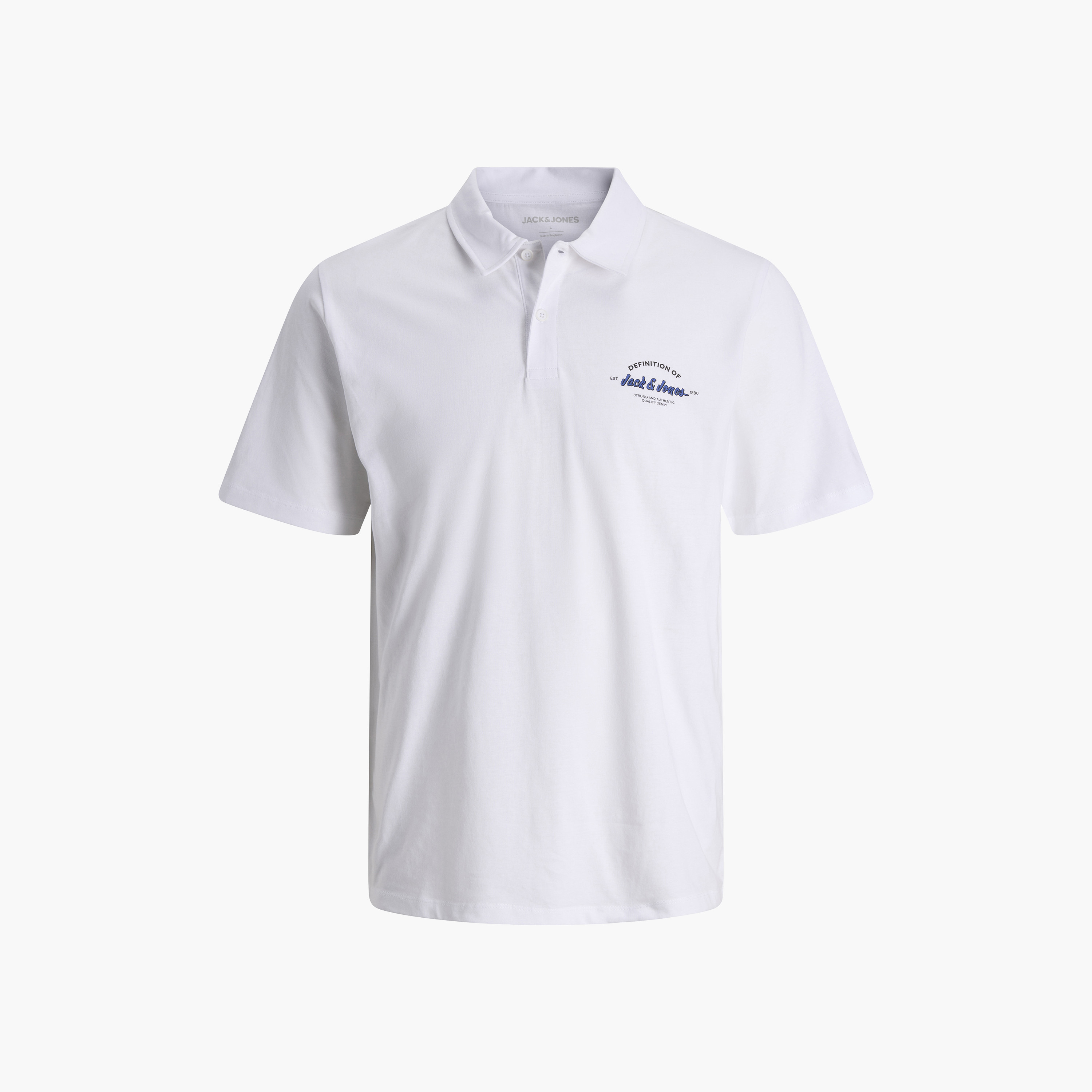 تي شيرت بولو رجالي سادة بياقة وأكمام قصيرة من جاك اند جونز-men-clothing-tshirtsandpolos-polos-image-12